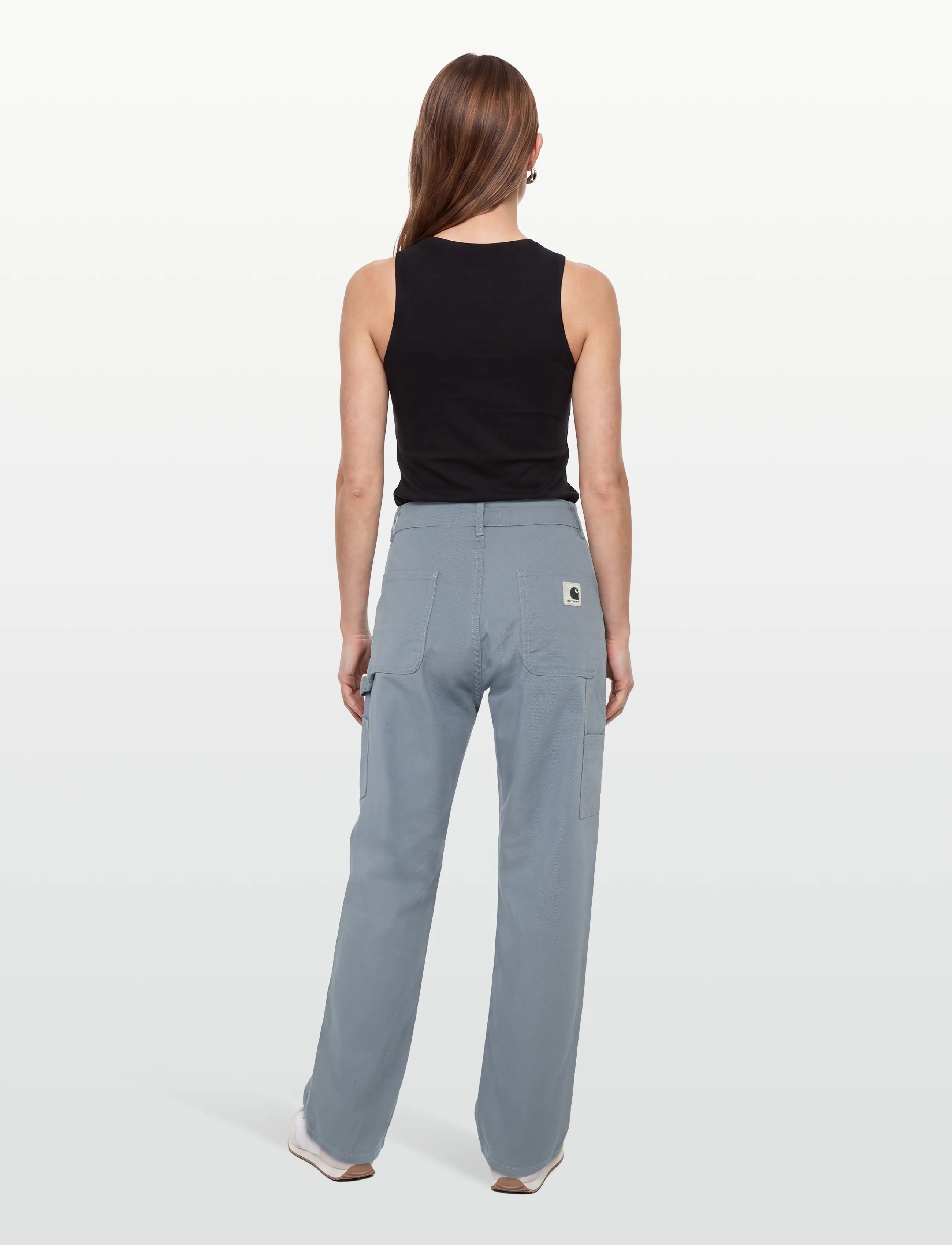 Carhartt WIP - W' Pierce Pant Straight Hudson - bukser & jeans - mirror rinsed - 4