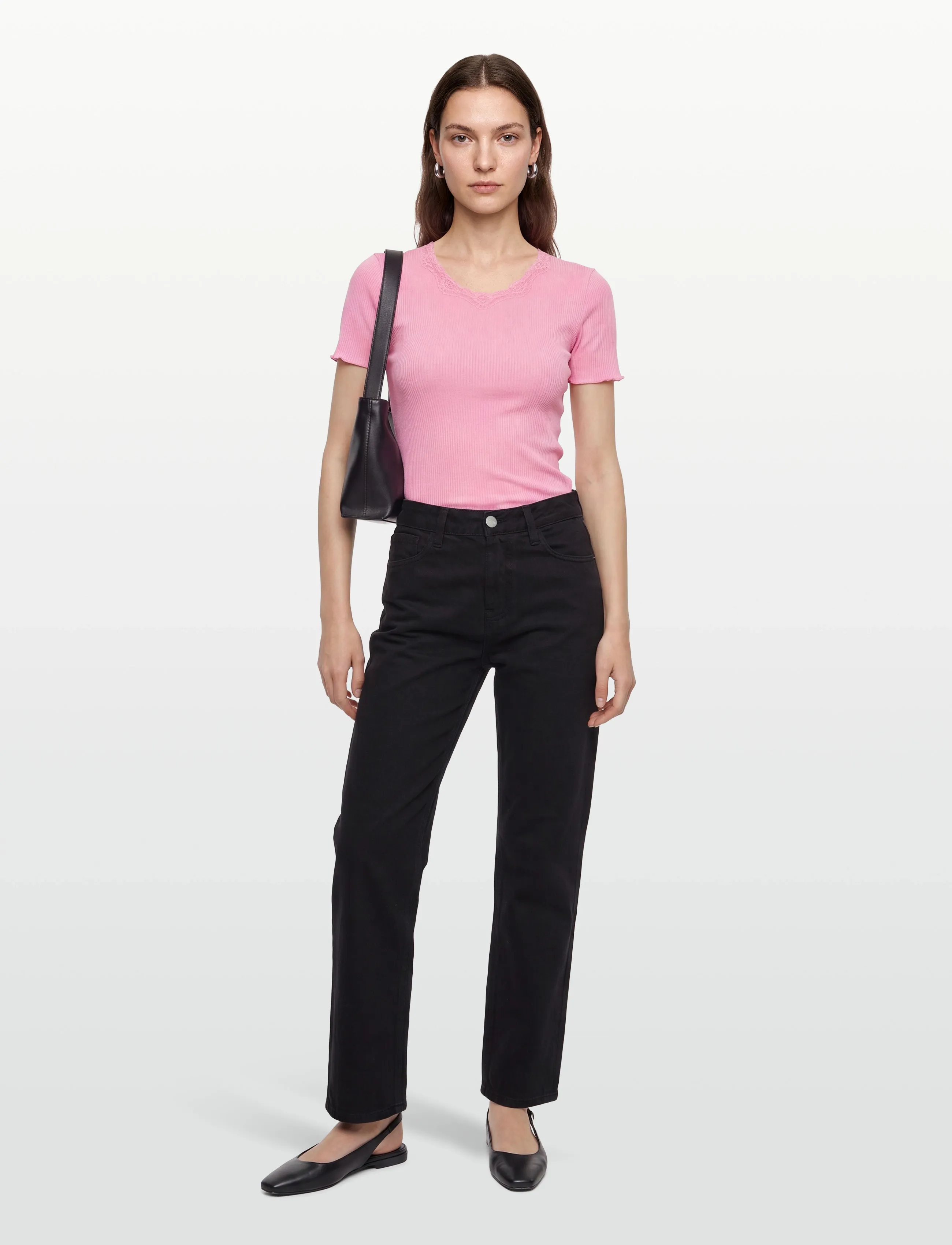 Carhartt WIP - W' Noxon Pant Alexander - straight jeans - black - 0