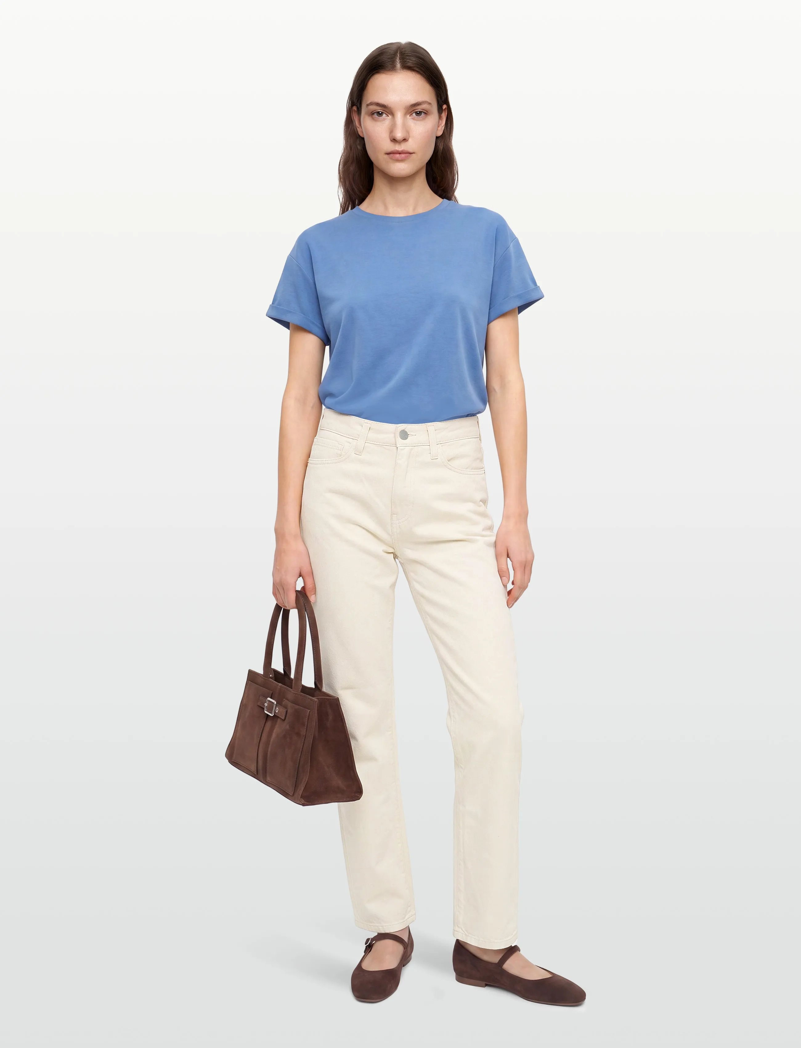 Carhartt WIP - W' Noxon Pant Alexander - straight jeans - natural stone washed - 0