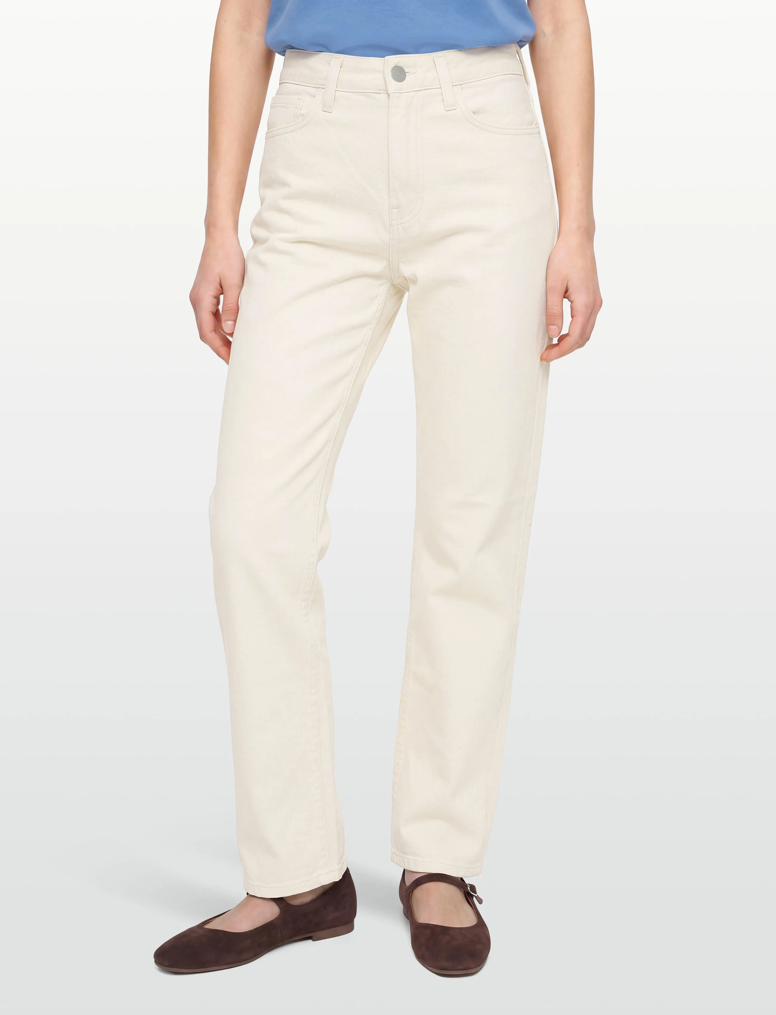 Carhartt WIP - W' Noxon Pant Alexander - straight jeans - natural stone washed - 3