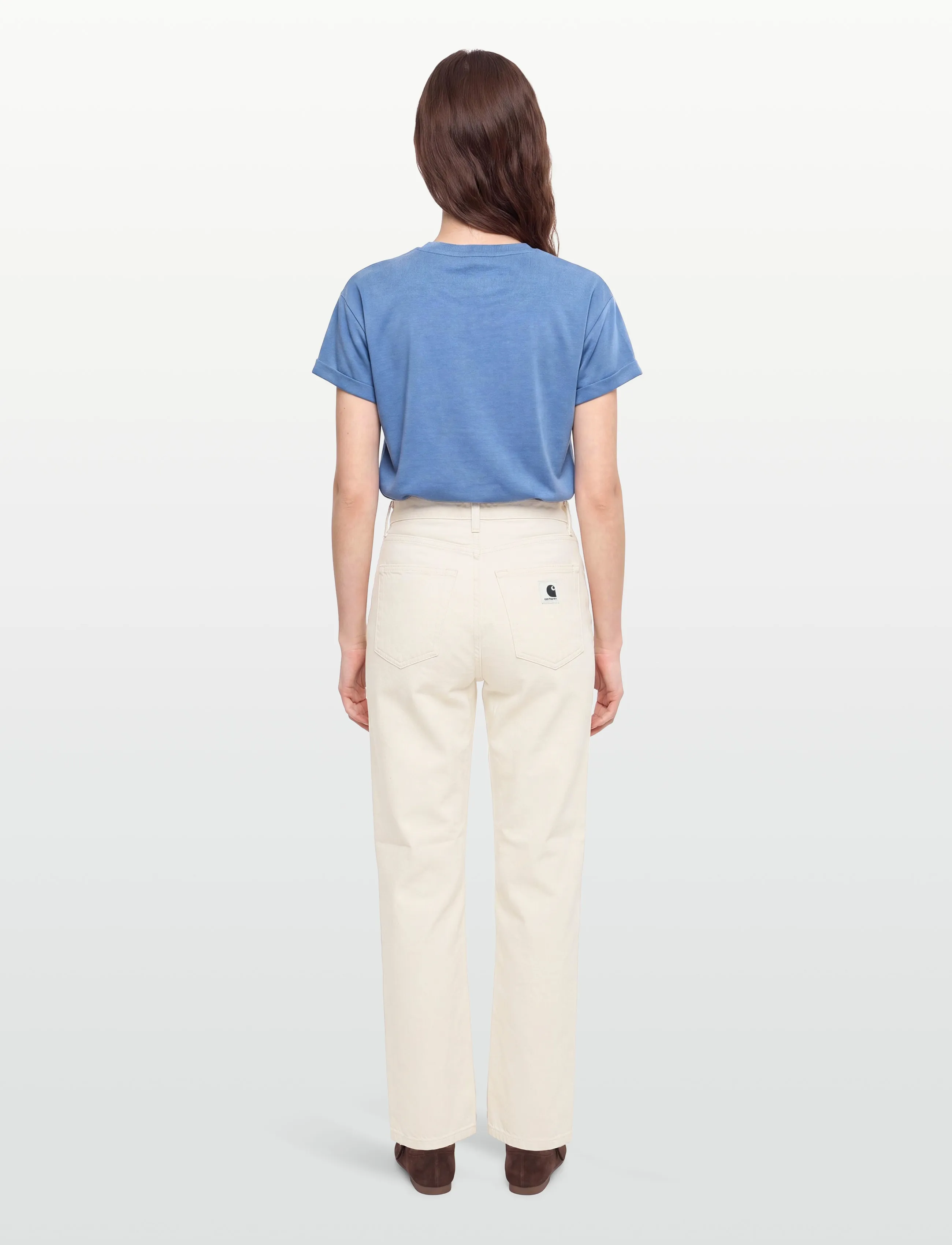 Carhartt WIP - W' Noxon Pant Alexander - straight jeans - natural stone washed - 4