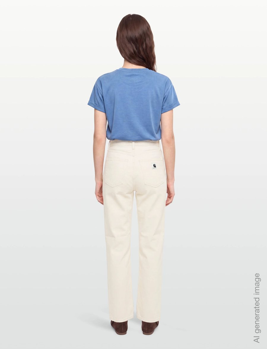 Carhartt WIP - W' Noxon Pant Alexander - raka jeans - natural stone washed - 4
