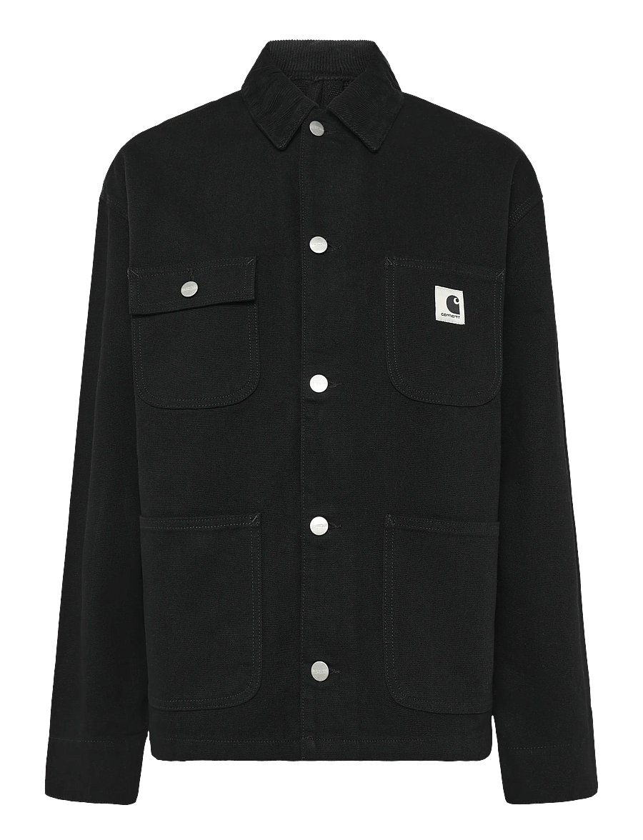 Carhartt WIP - W' OG Michigan Coat Dearborn (Summer) - teksatagid - black / black rinsed - 1