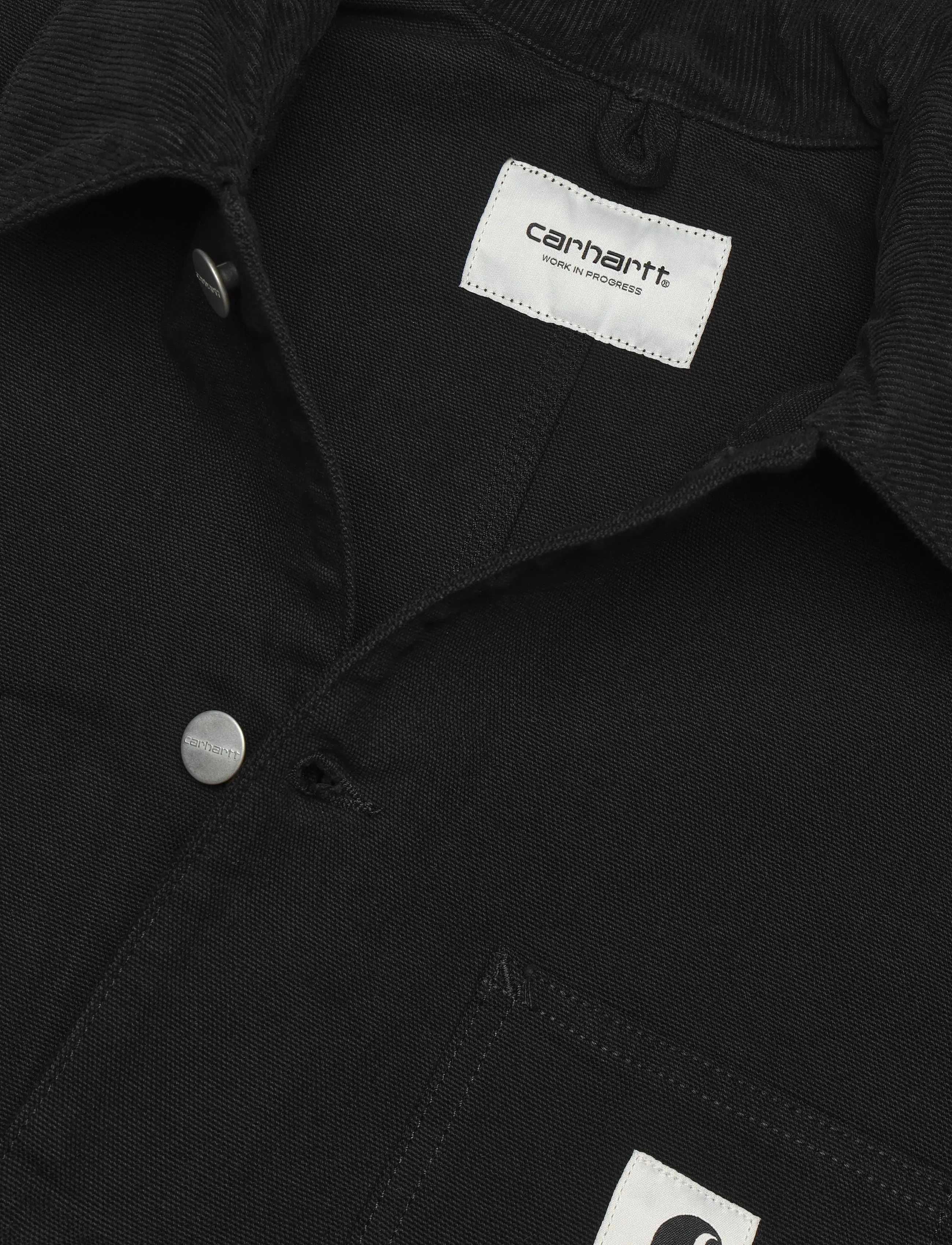 Carhartt WIP - W' OG Michigan Coat Dearborn (Summer) - teksatagid - black / black rinsed - 5