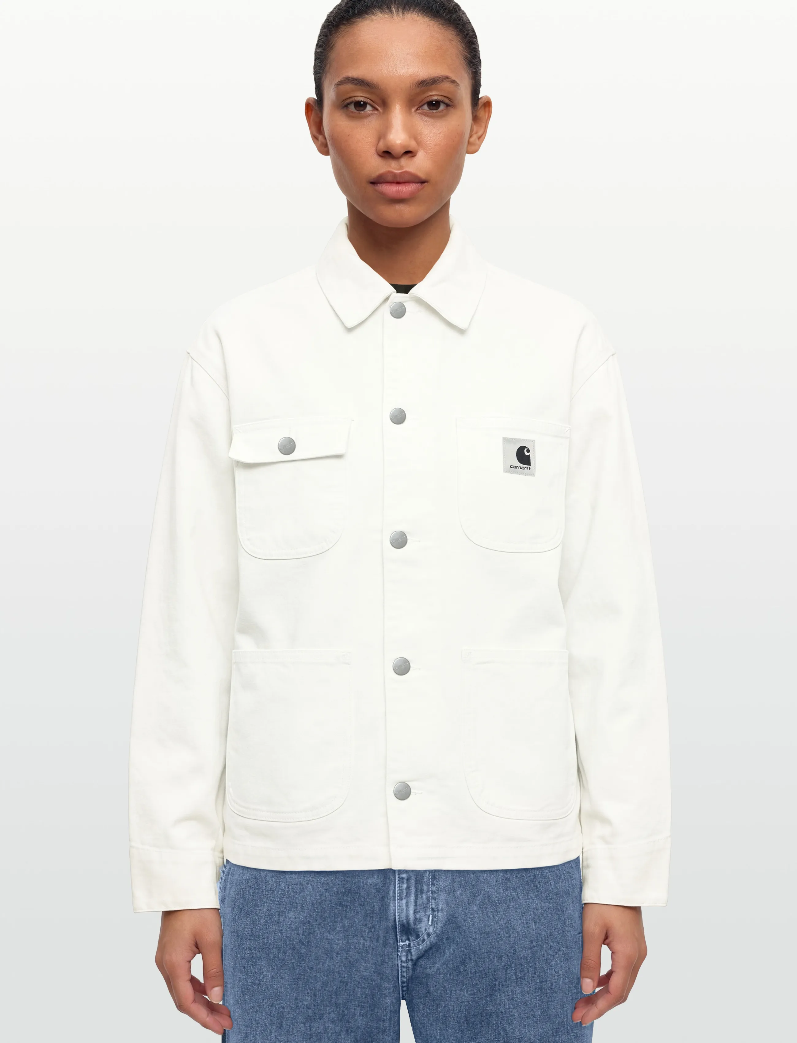 Carhartt WIP - W' OG Michigan Coat Dearborn (Summer) - Üleriided - wax / wax rinsed - 3