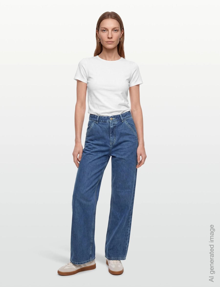 Carhartt WIP - W' Simple Pant Norco - raka jeans - blue stone washed - 0