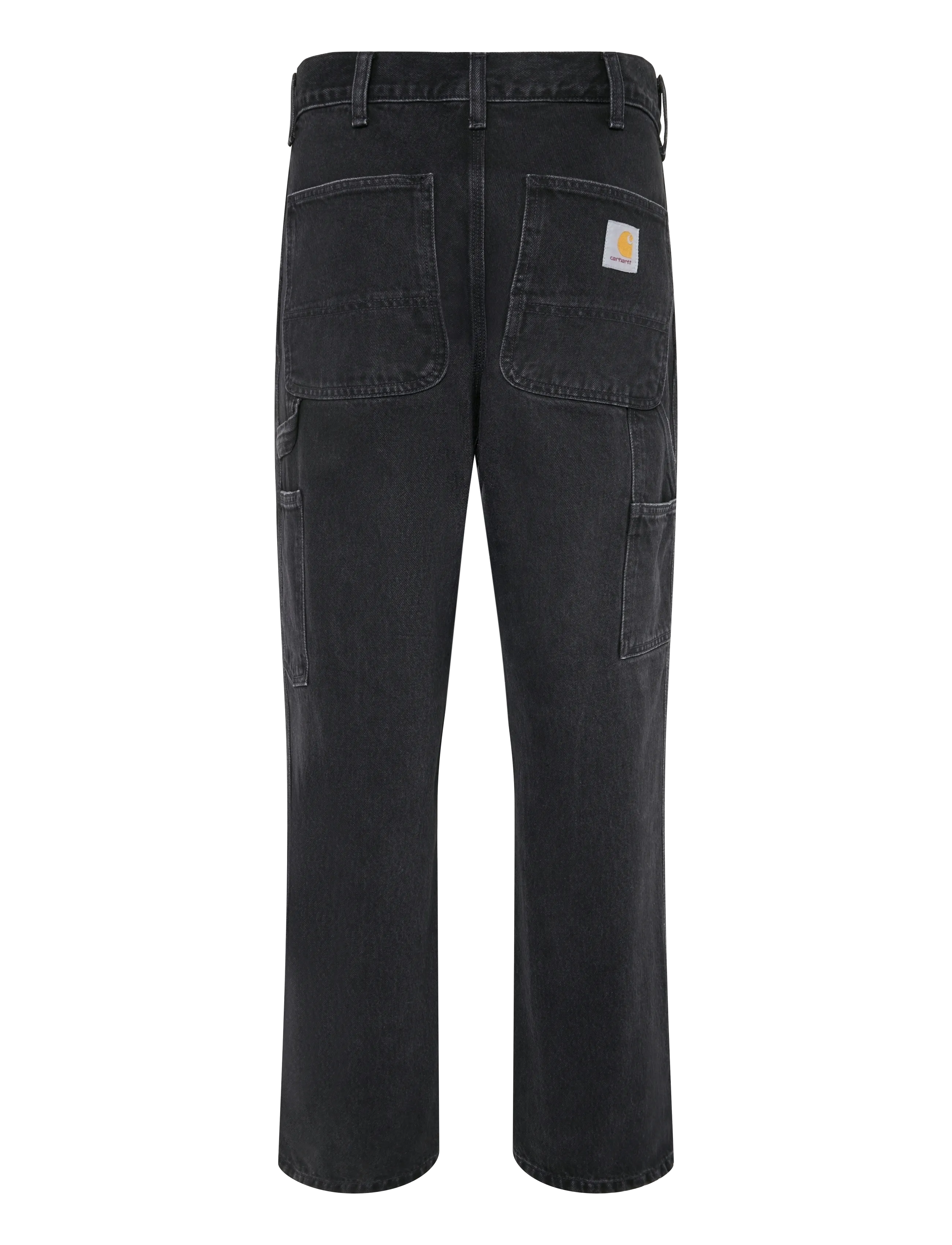 Carhartt WIP - Single Knee Pant Smith - hosen & jeans - black stone washed - 1