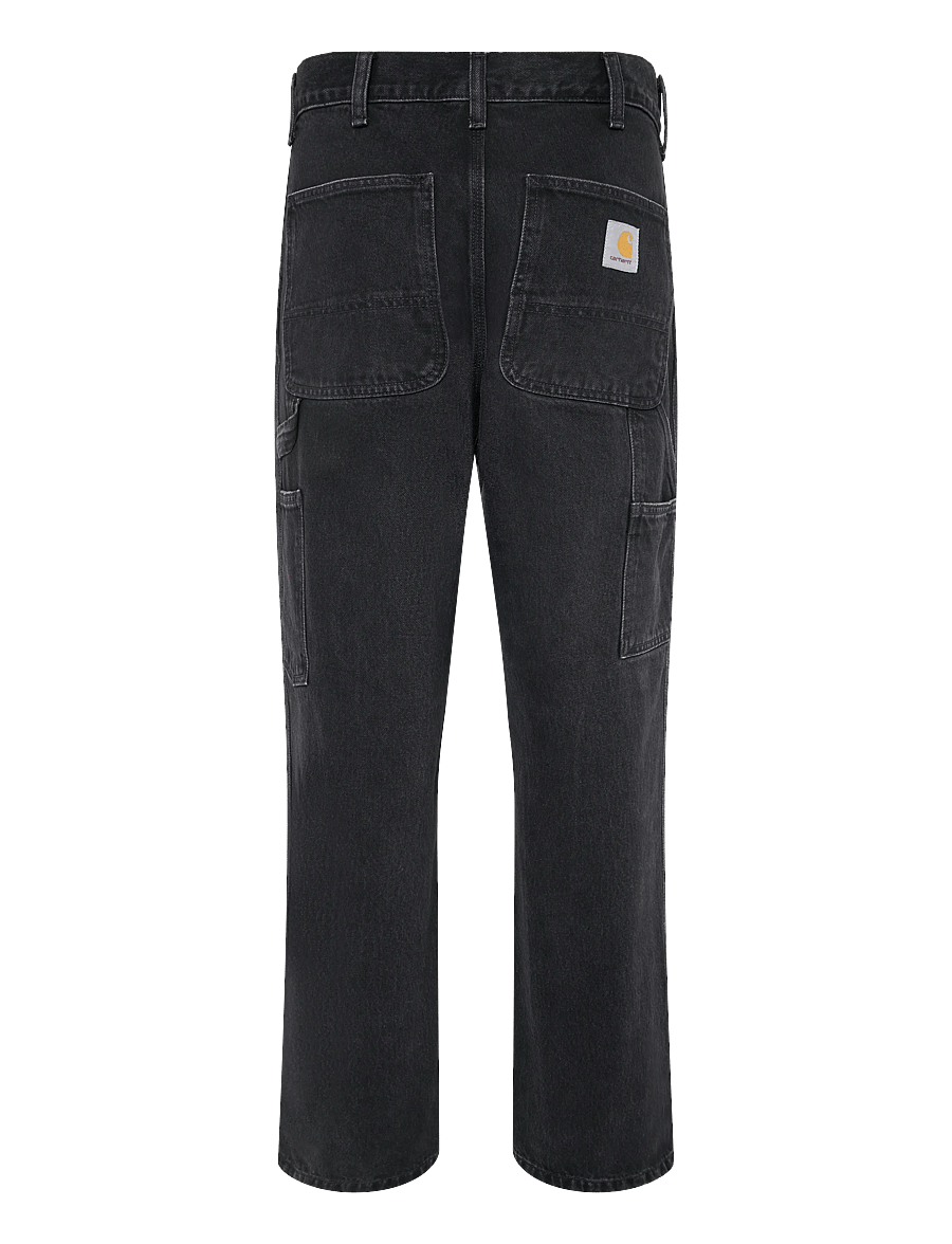 Carhartt WIP - Single Knee Pant Smith - regular jeans - black stone washed - 1