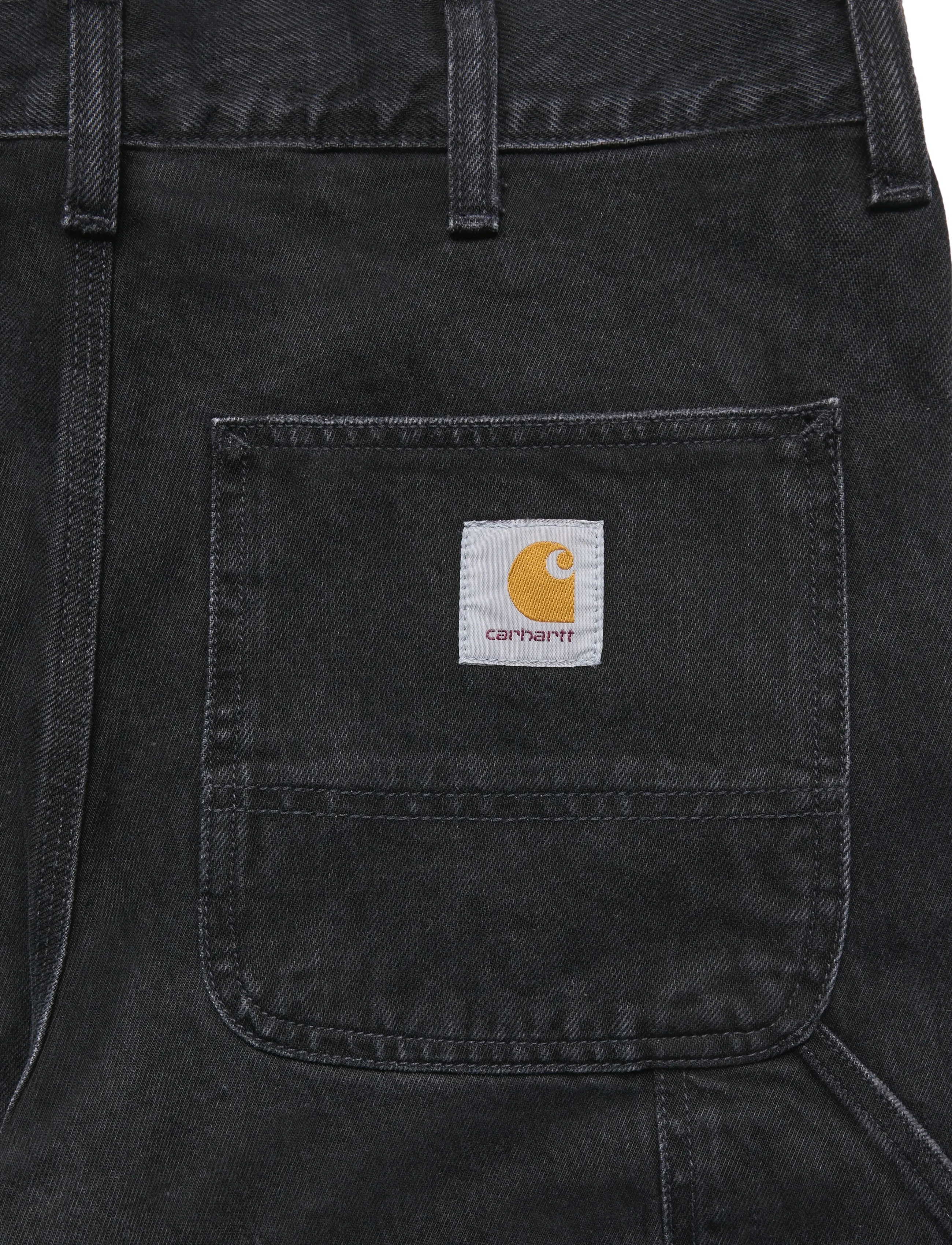 Carhartt WIP - Single Knee Pant Smith - hosen & jeans - black stone washed - 2