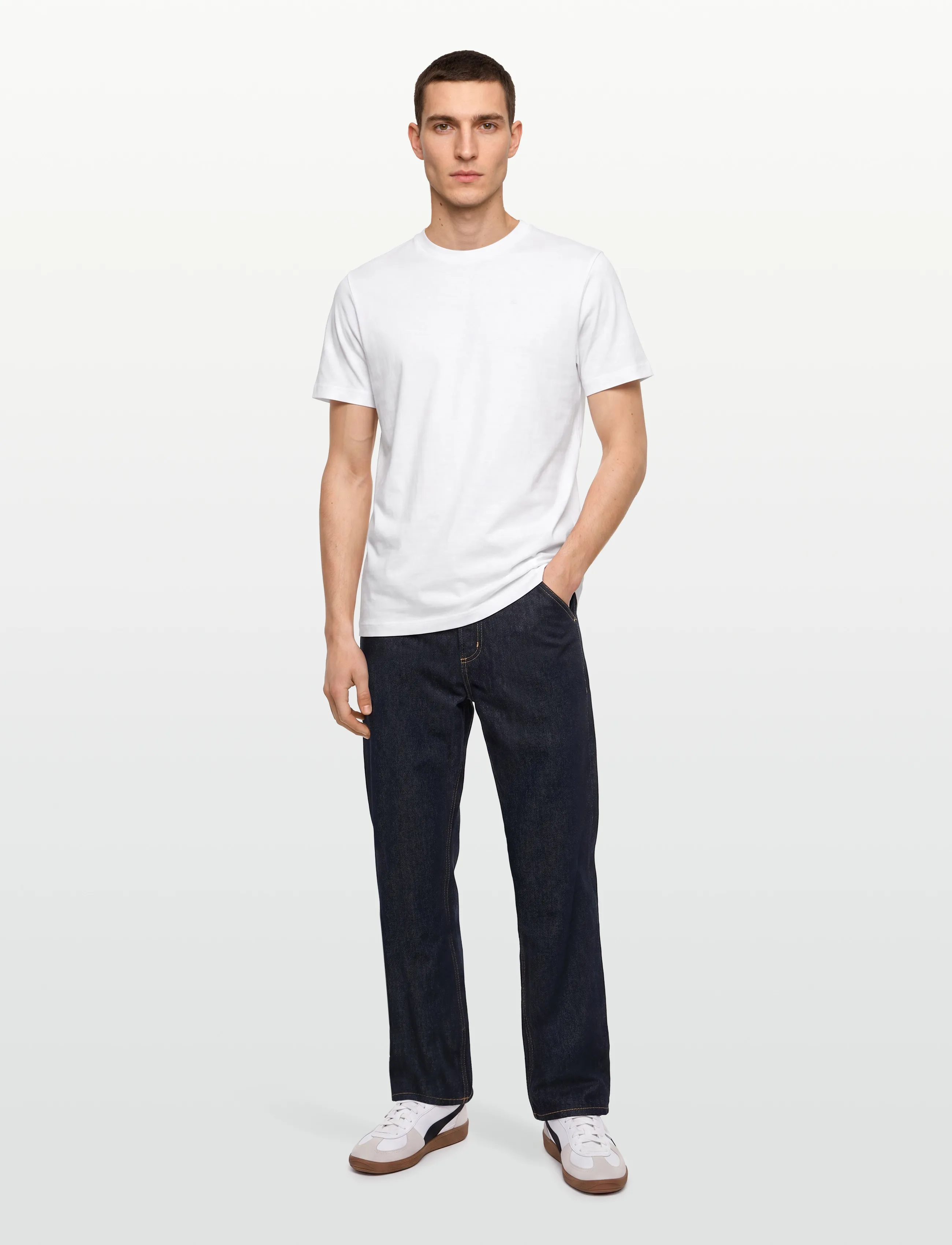 Carhartt WIP - Single Knee Pant Smith - mænd - blue rinsed - 0