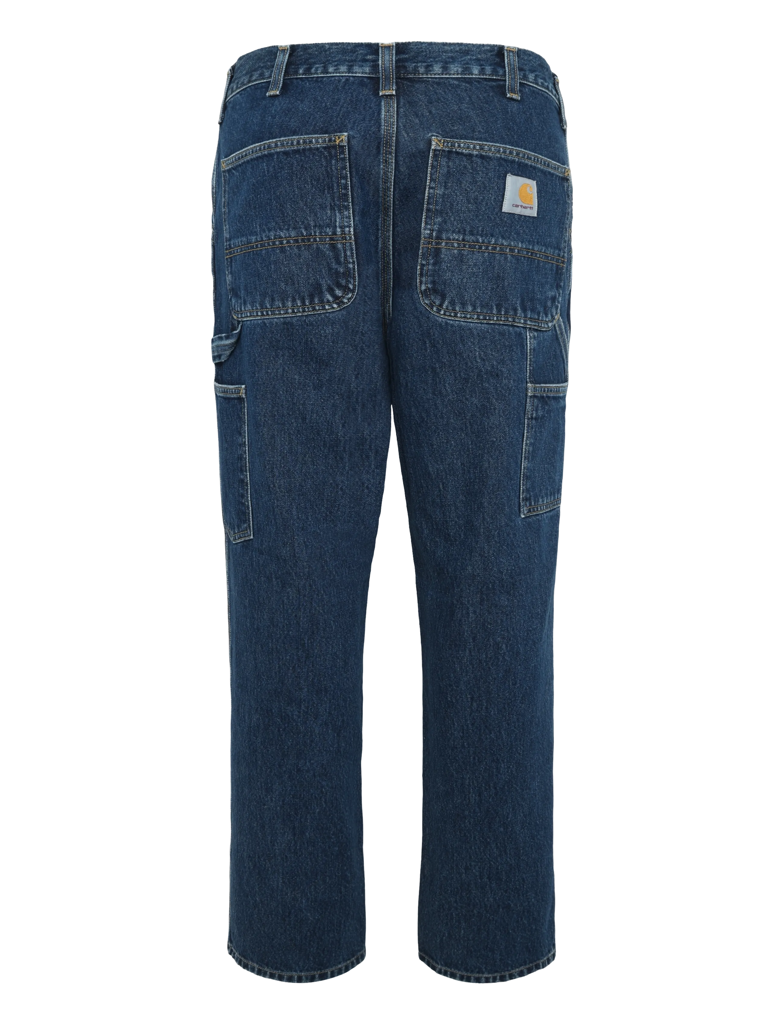 Carhartt WIP - Single Knee Pant Smith - trousers & jeans - blue stone washed - 2