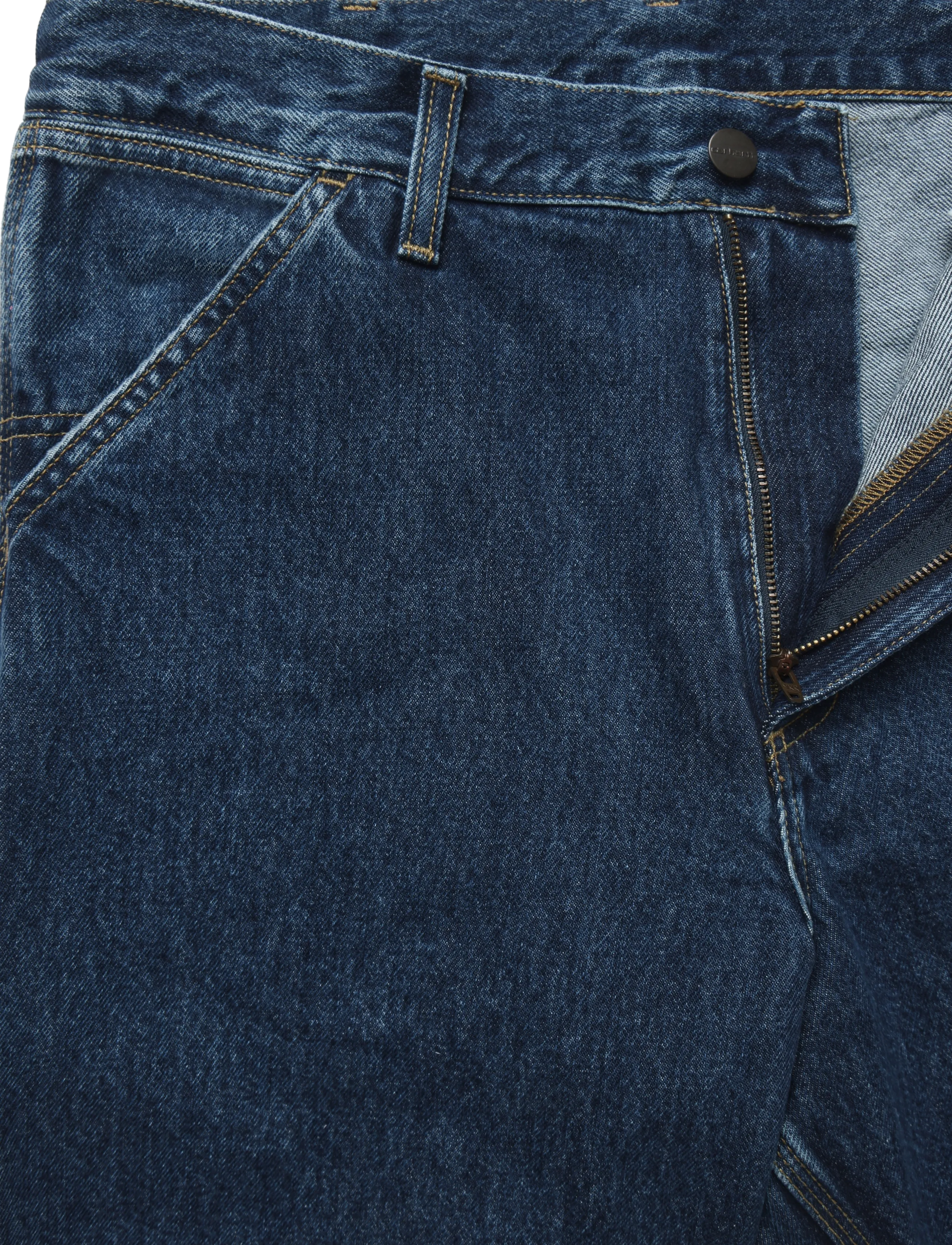 Carhartt WIP - Single Knee Pant Smith - trousers & jeans - blue stone washed - 5