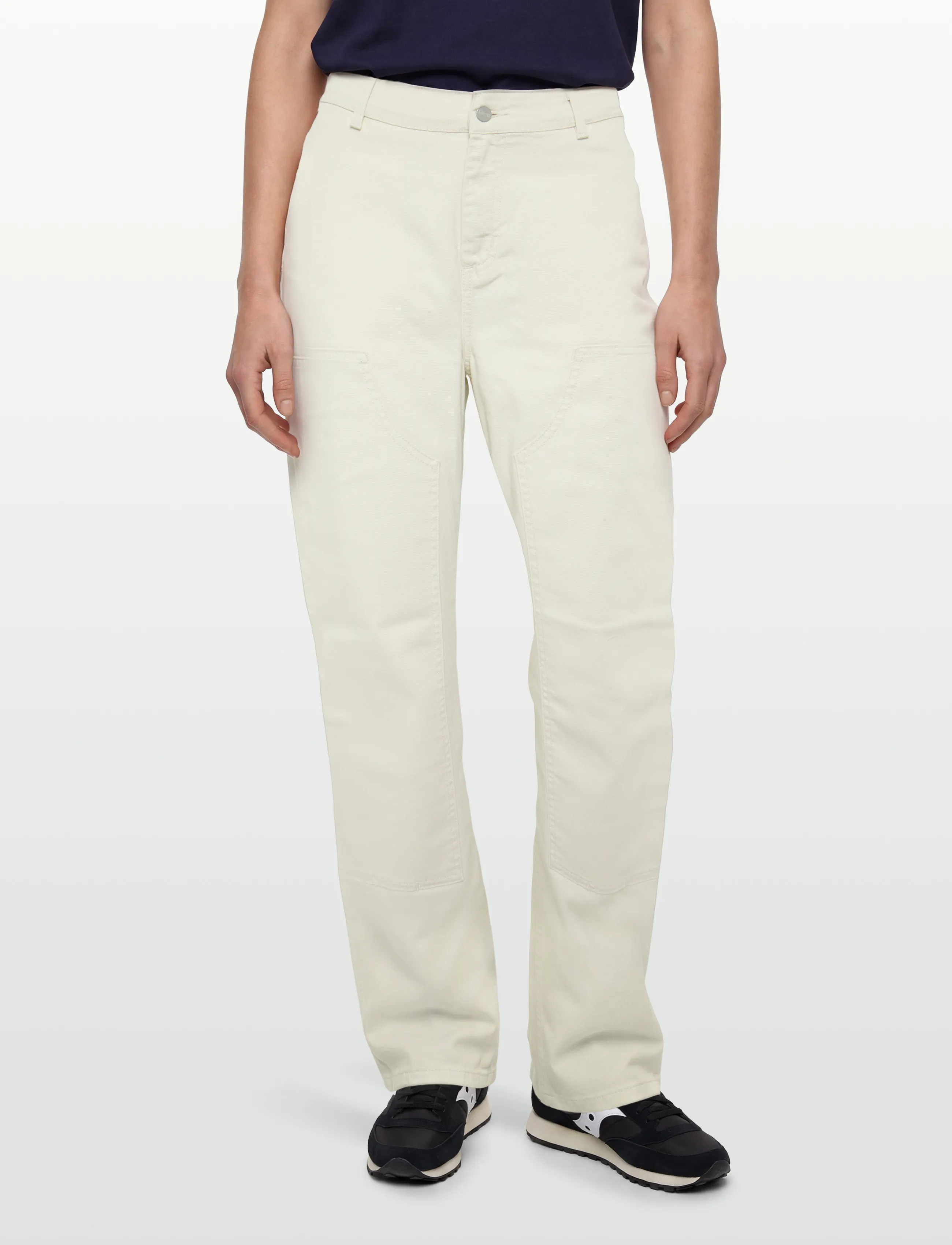 Carhartt WIP - W' Pierce Double Knee Pant Hudson - bukser & jeans - salt rinsed - 3