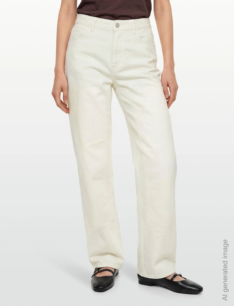 Carhartt WIP - W' Pierce Double Knee Pant Hudson - raka jeans - wax rinsed - 3