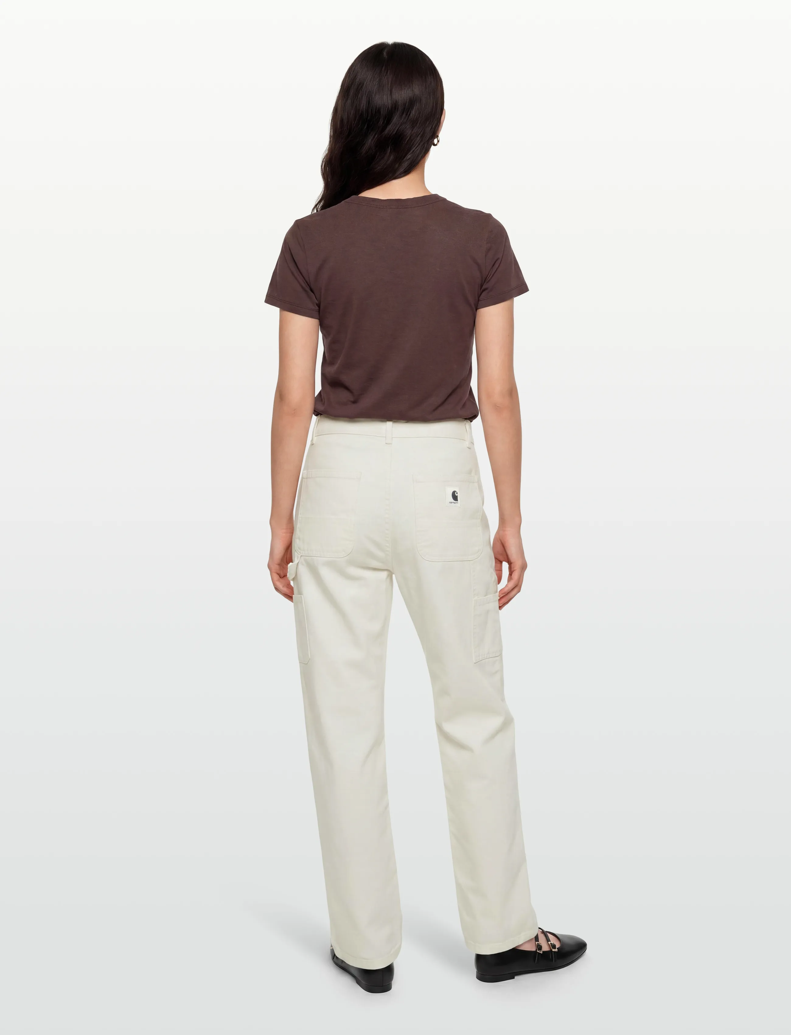 Carhartt WIP - W' Pierce Double Knee Pant Hudson - bukser & jeans - wax rinsed - 4