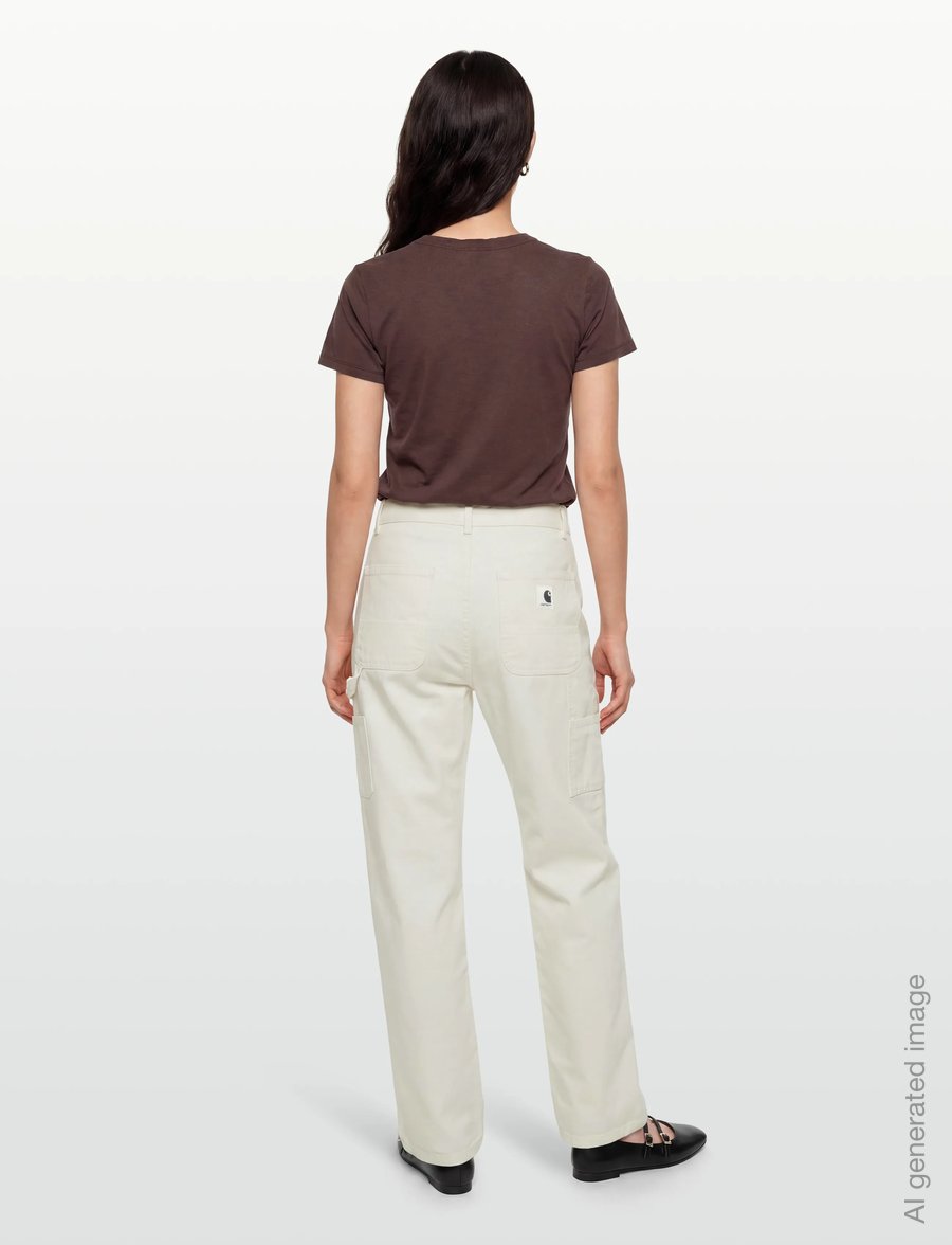 Carhartt WIP - W' Pierce Double Knee Pant Hudson - raka jeans - wax rinsed - 4