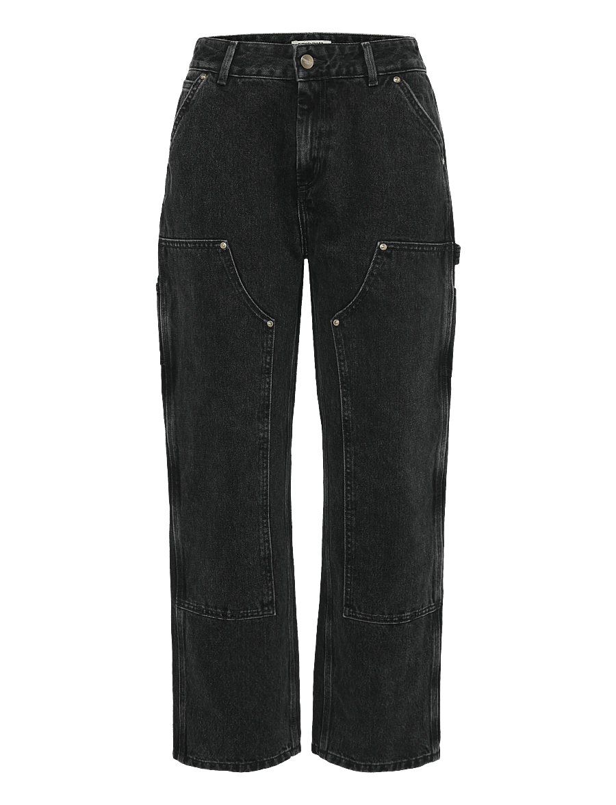 Carhartt WIP - W' Nash DK Pant - raka jeans - black stone washed - 1