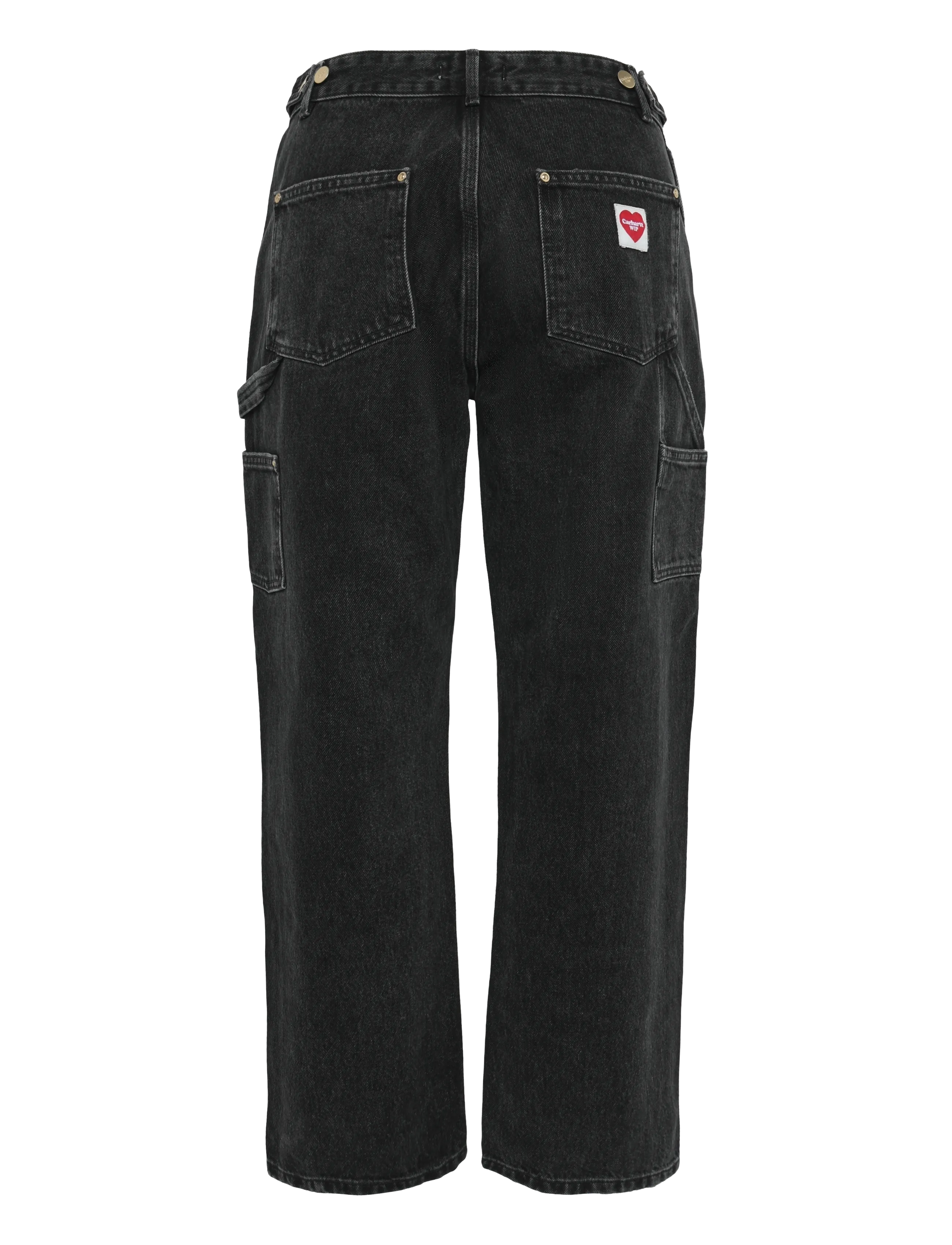Carhartt WIP - W' Nash DK Pant - straight jeans - black stone washed - 1