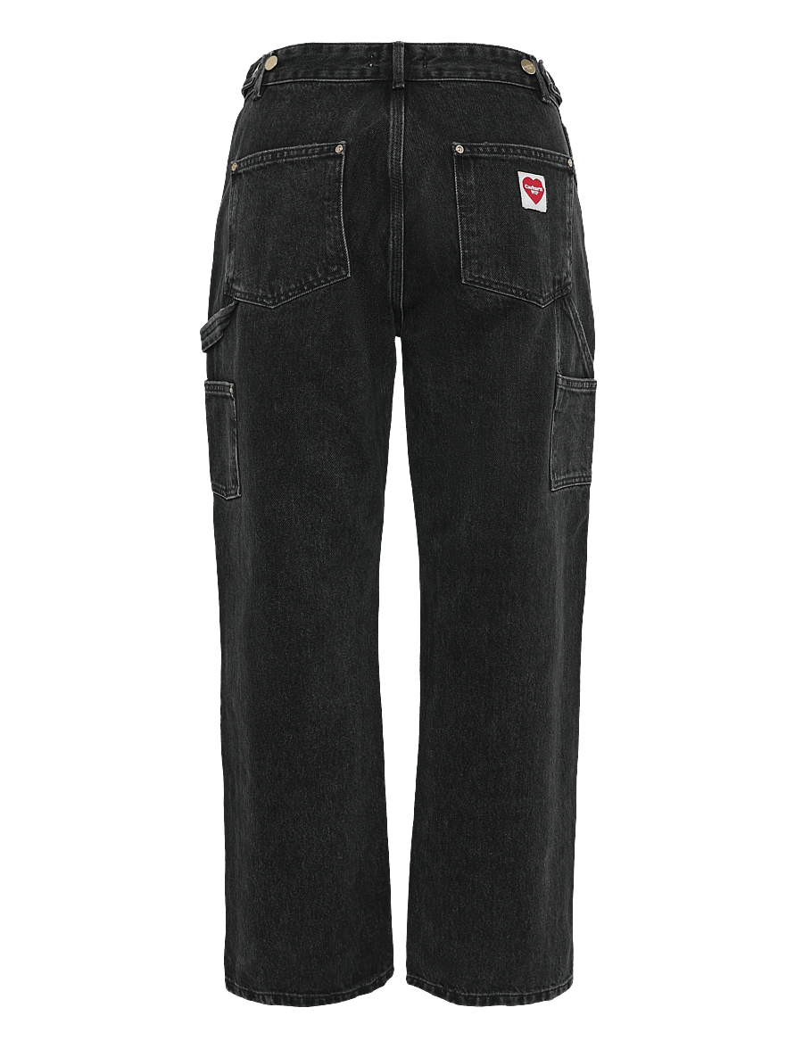 Carhartt WIP - W' Nash DK Pant - raka jeans - black stone washed - 2