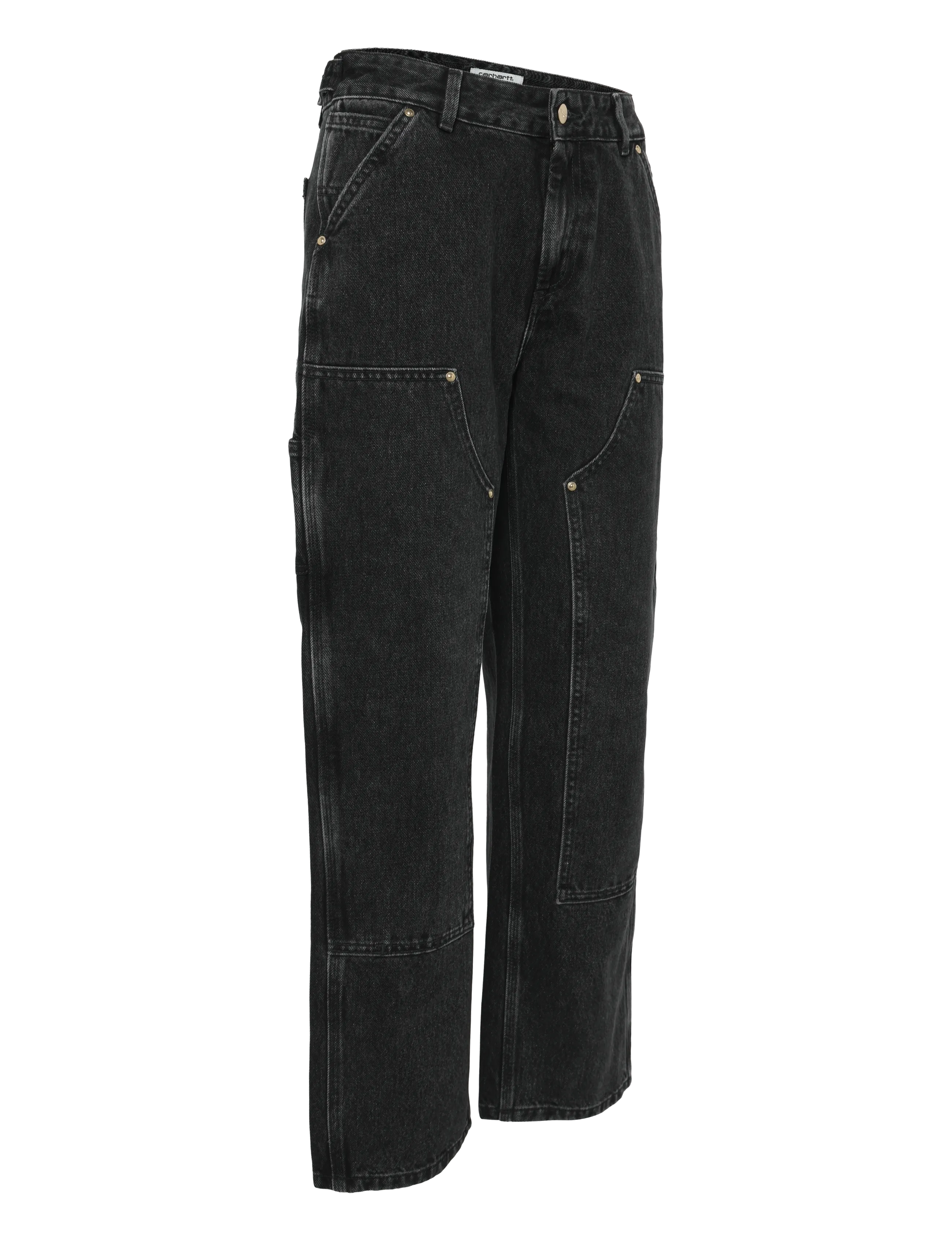 Carhartt WIP - W' Nash DK Pant - straight jeans - black stone washed - 2