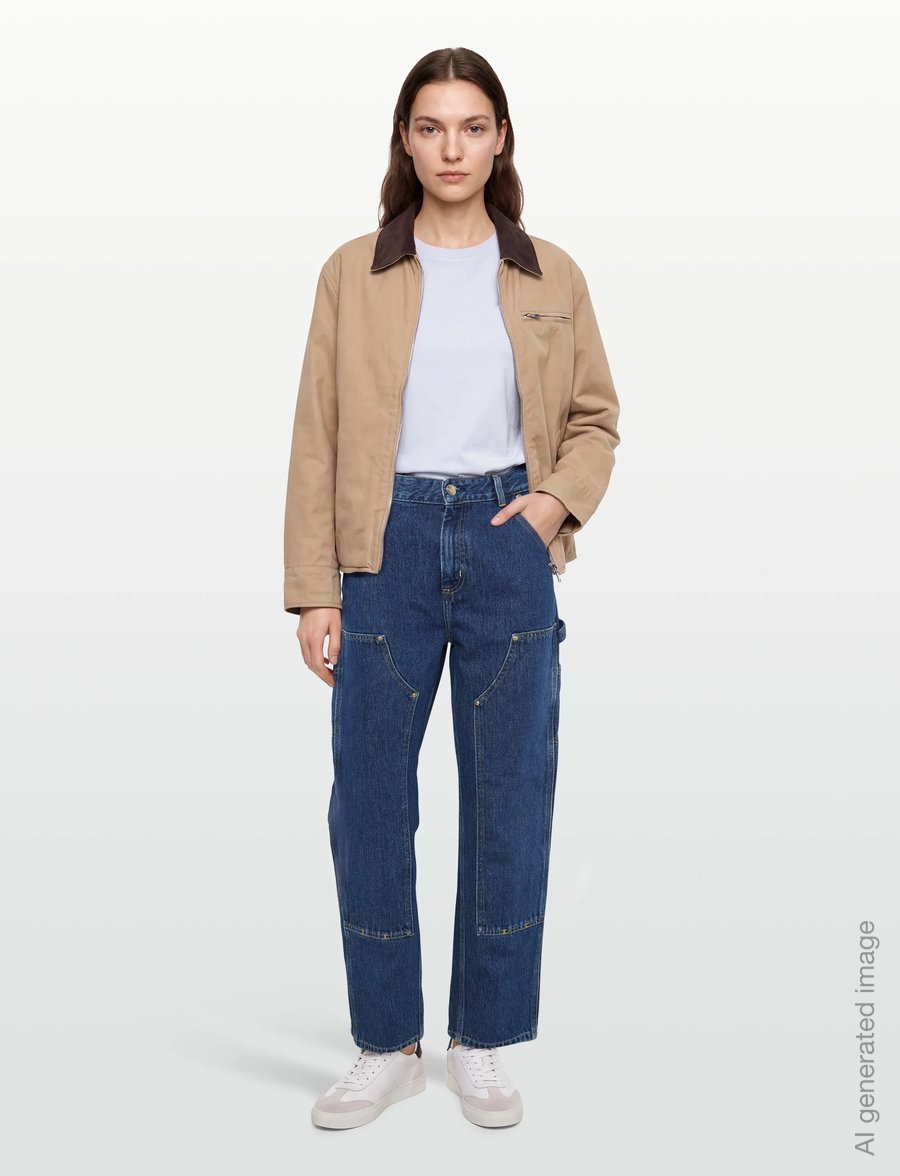 Carhartt WIP - W' Nash DK Pant - straight jeans - blue stone washed - 0
