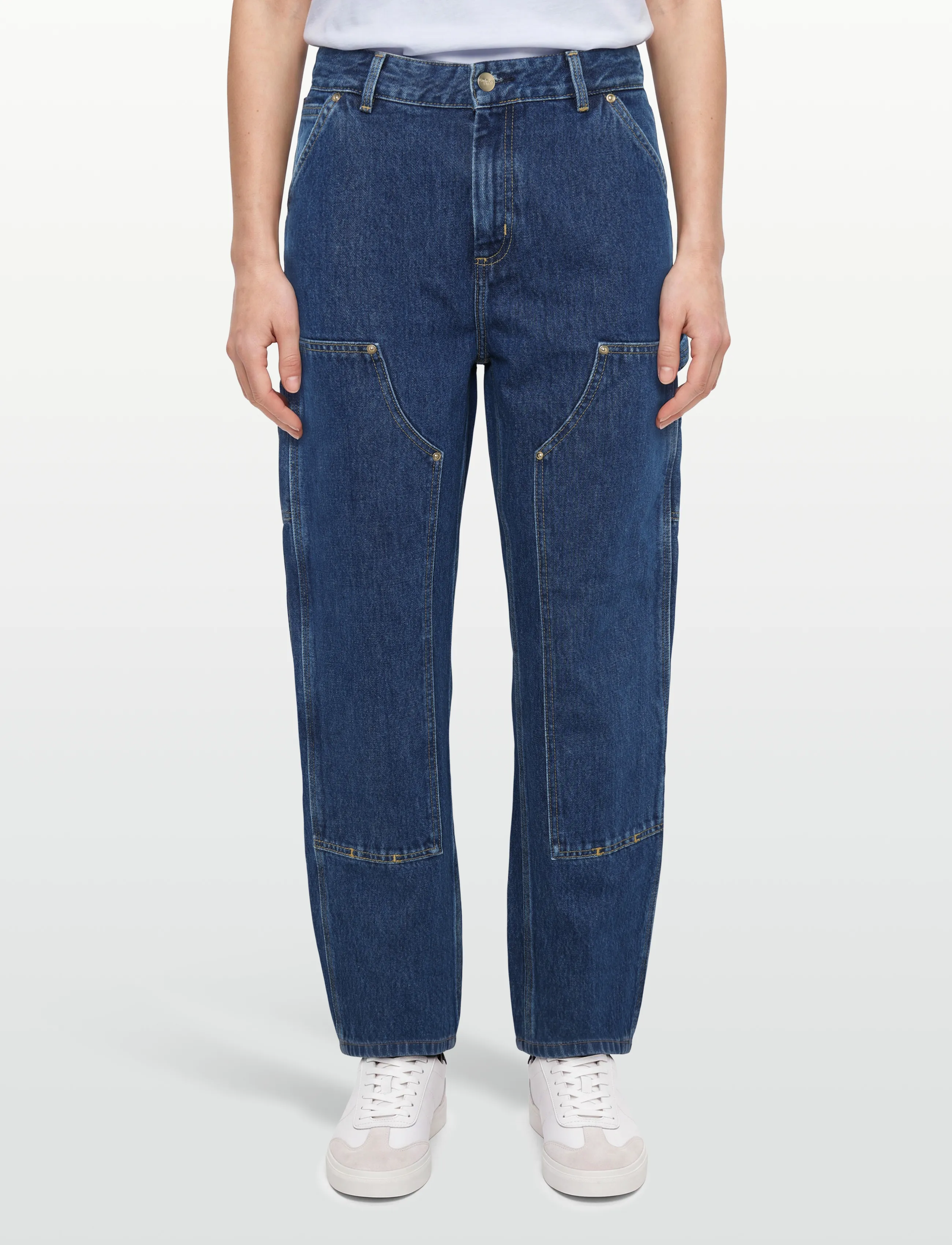 Carhartt WIP - W' Nash DK Pant - straight jeans - blue stone washed - 5