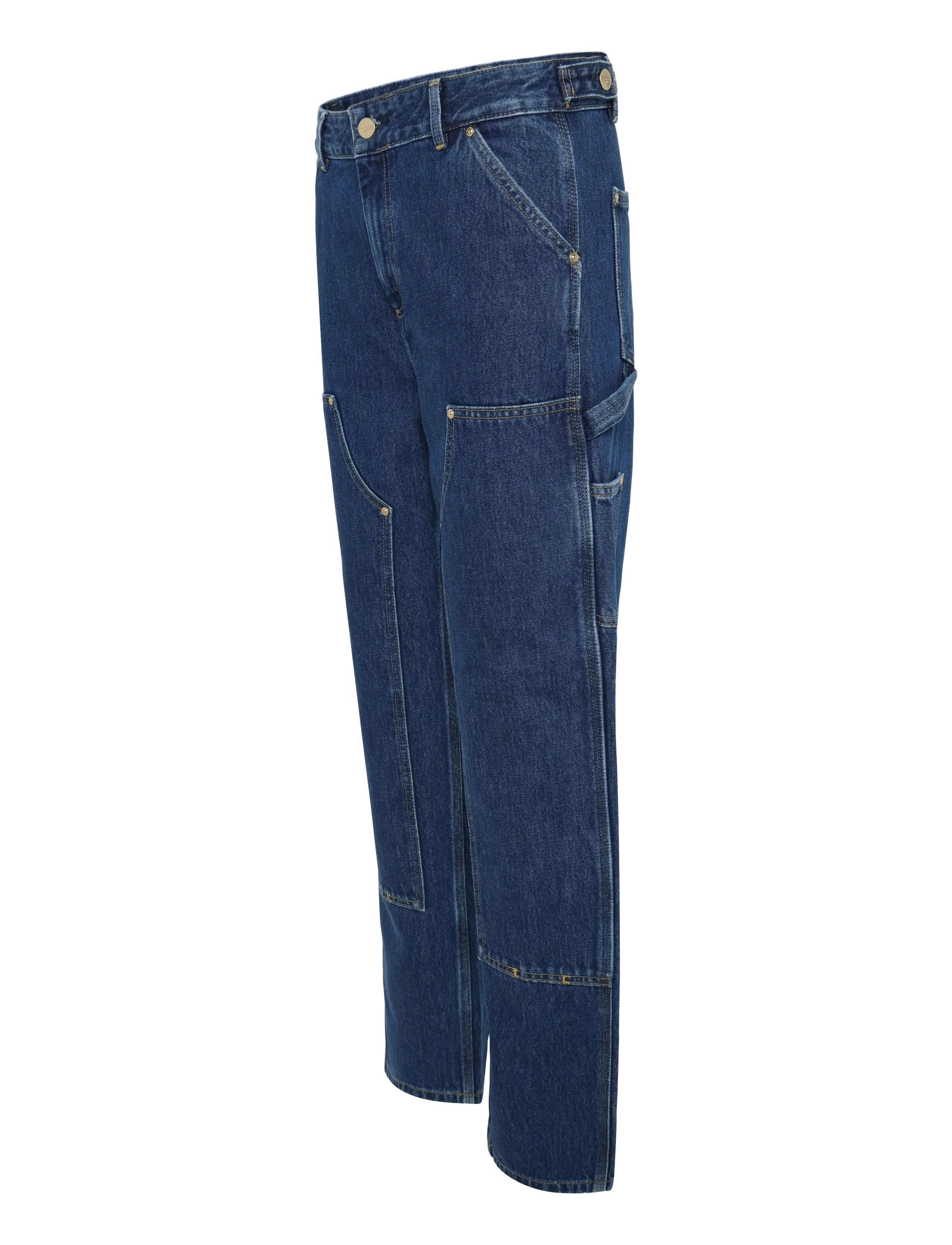 Carhartt WIP - W' Nash DK Pant - straight jeans - blue stone washed - 4