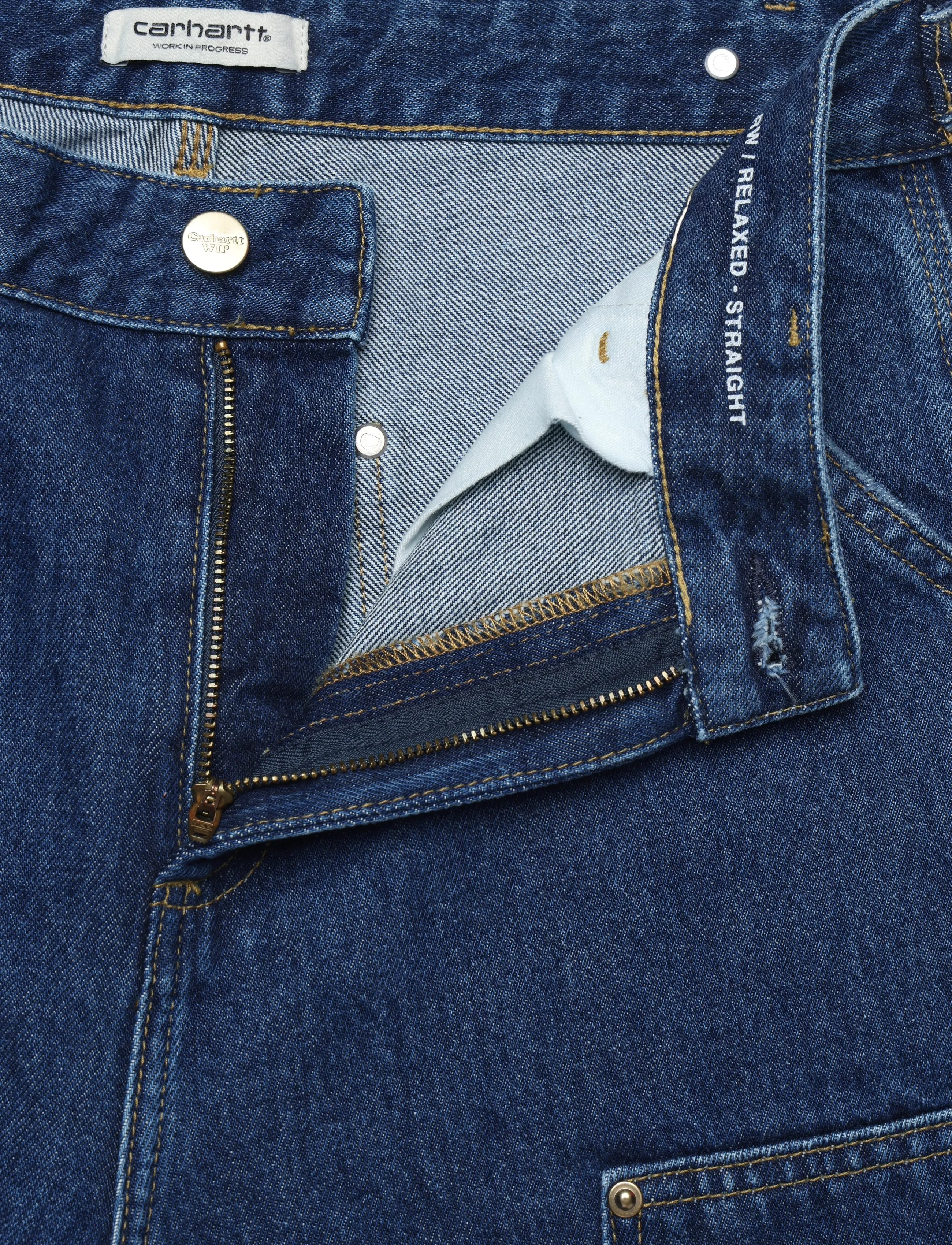 Carhartt WIP - W' Nash DK Pant - straight jeans - blue stone washed - 5