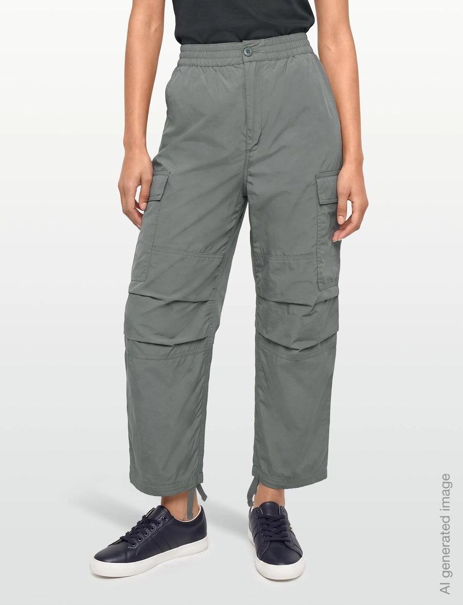Carhartt WIP - W' Jet Cargo Pant - cargo pants - smoke green rinsed - 3