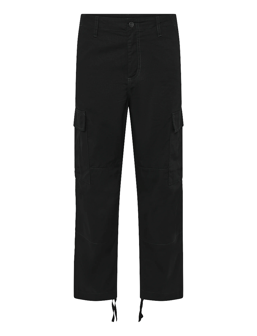 Carhartt WIP - Regular Cargo Pant Columbia - cargobyxor - black rinsed - 0