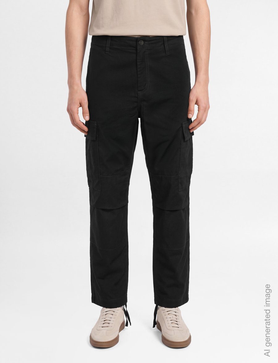 Carhartt WIP - Regular Cargo Pant Columbia - cargo pants - black rinsed - 3