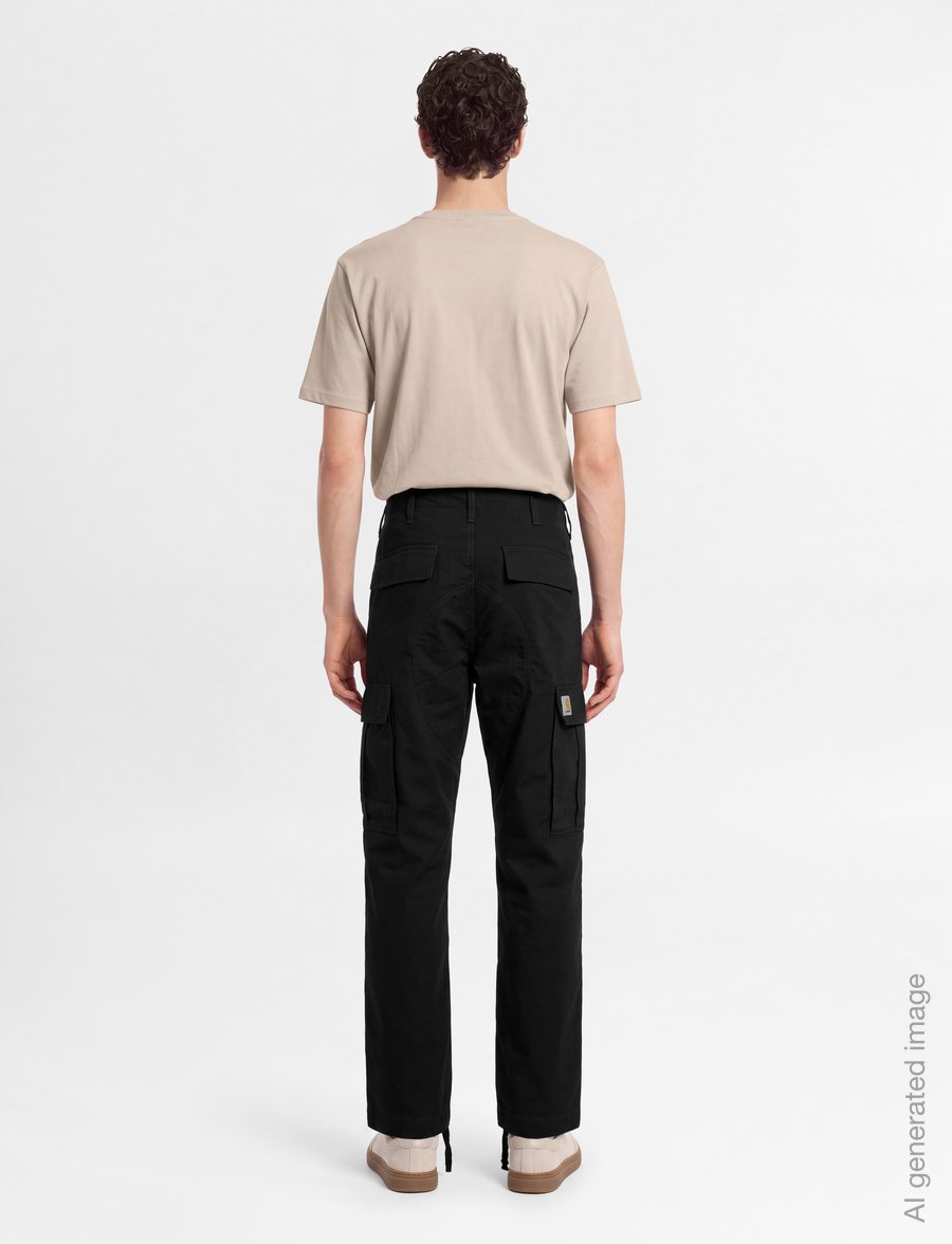 Carhartt WIP - Regular Cargo Pant Columbia - cargo pants - black rinsed - 4