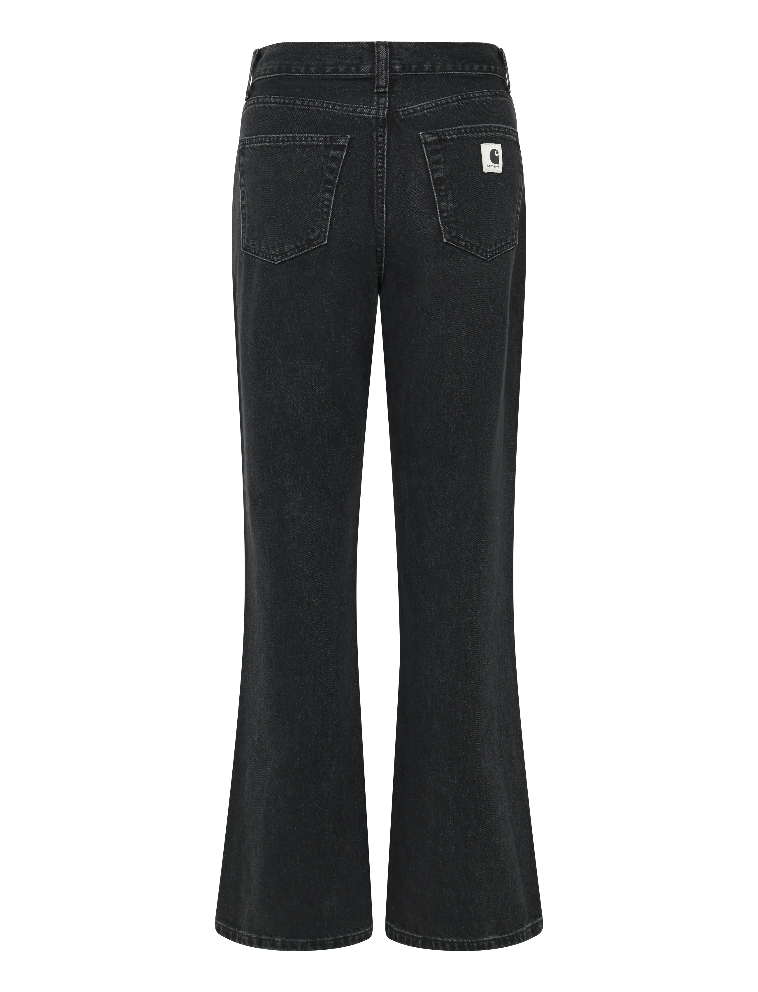 Carhartt WIP - W' Varney Pant - platėjantys džinsai - black stone washed - 2