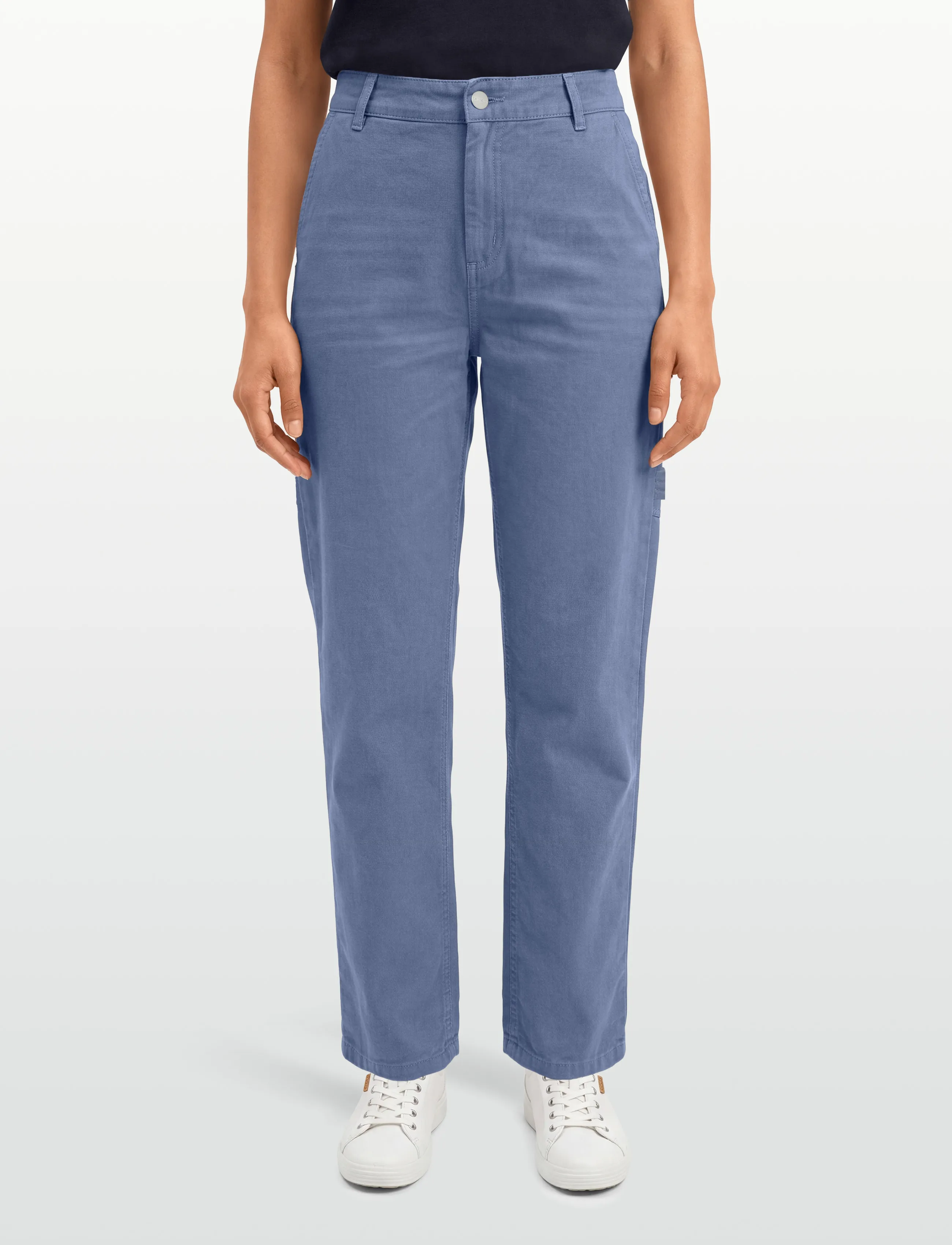 Carhartt WIP - W' Pierce Pant Straight Hubbard - bukser med lige ben - bay blue aged canvas - 3