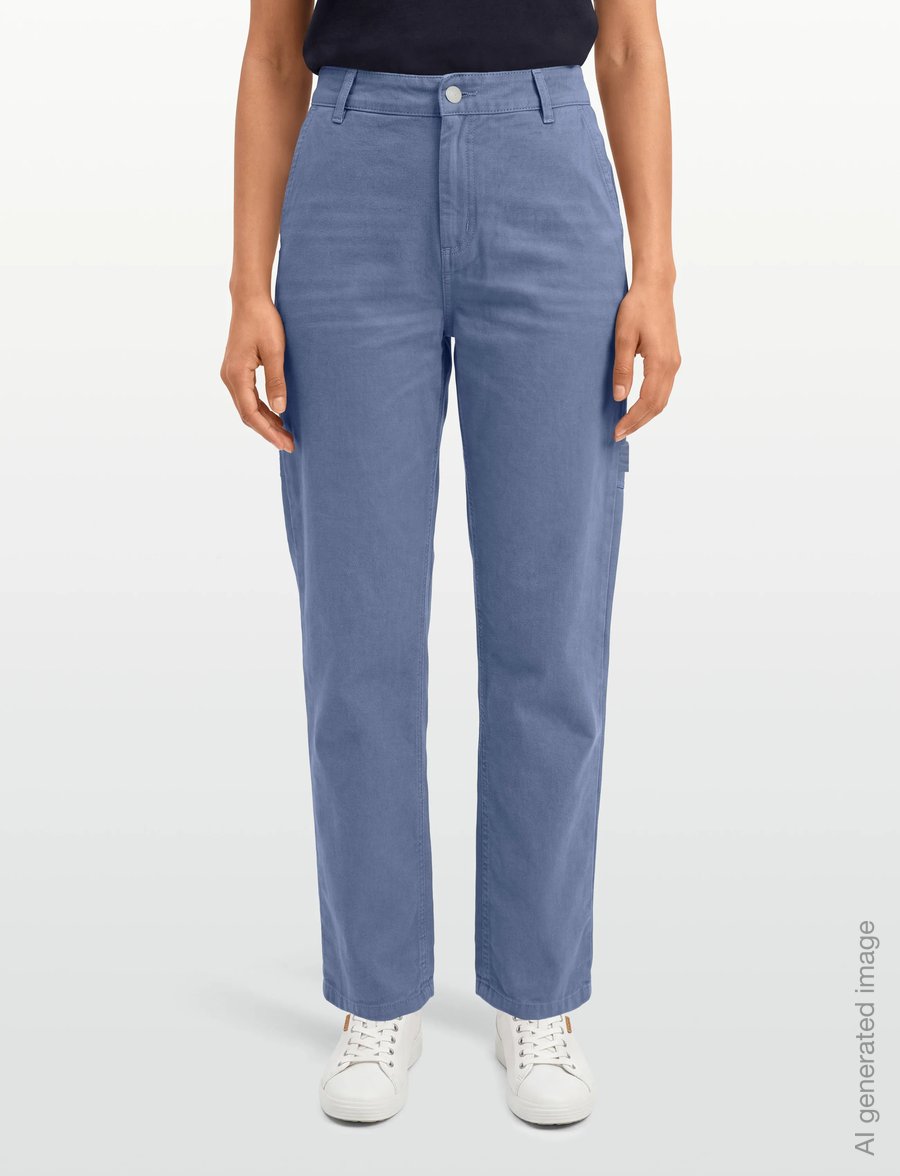 Carhartt WIP - W' Pierce Pant Straight Hubbard - cargo pants - bay blue aged canvas - 3
