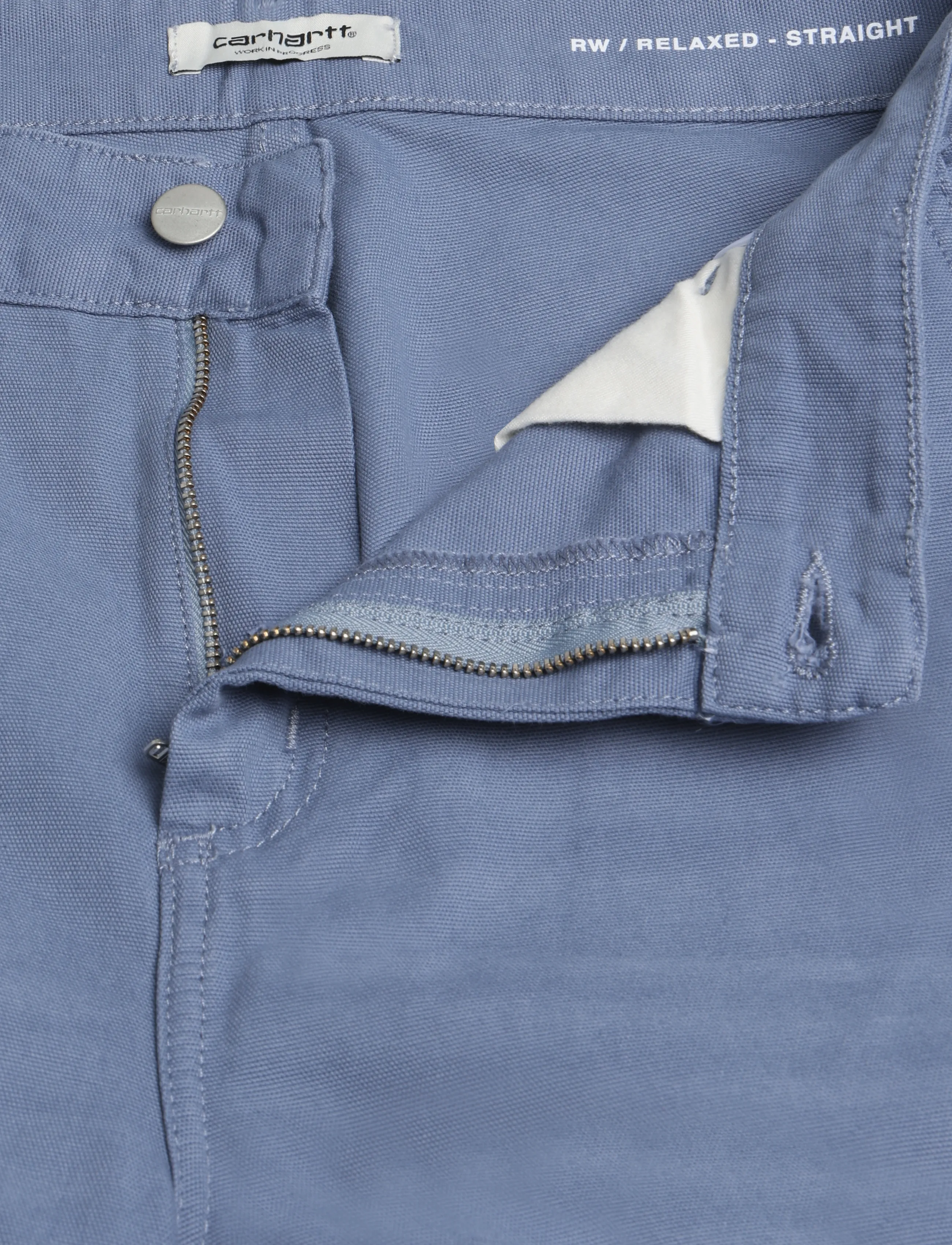Carhartt WIP - W' Pierce Pant Straight Hubbard - sirge säärega püksid - bay blue aged canvas - 2