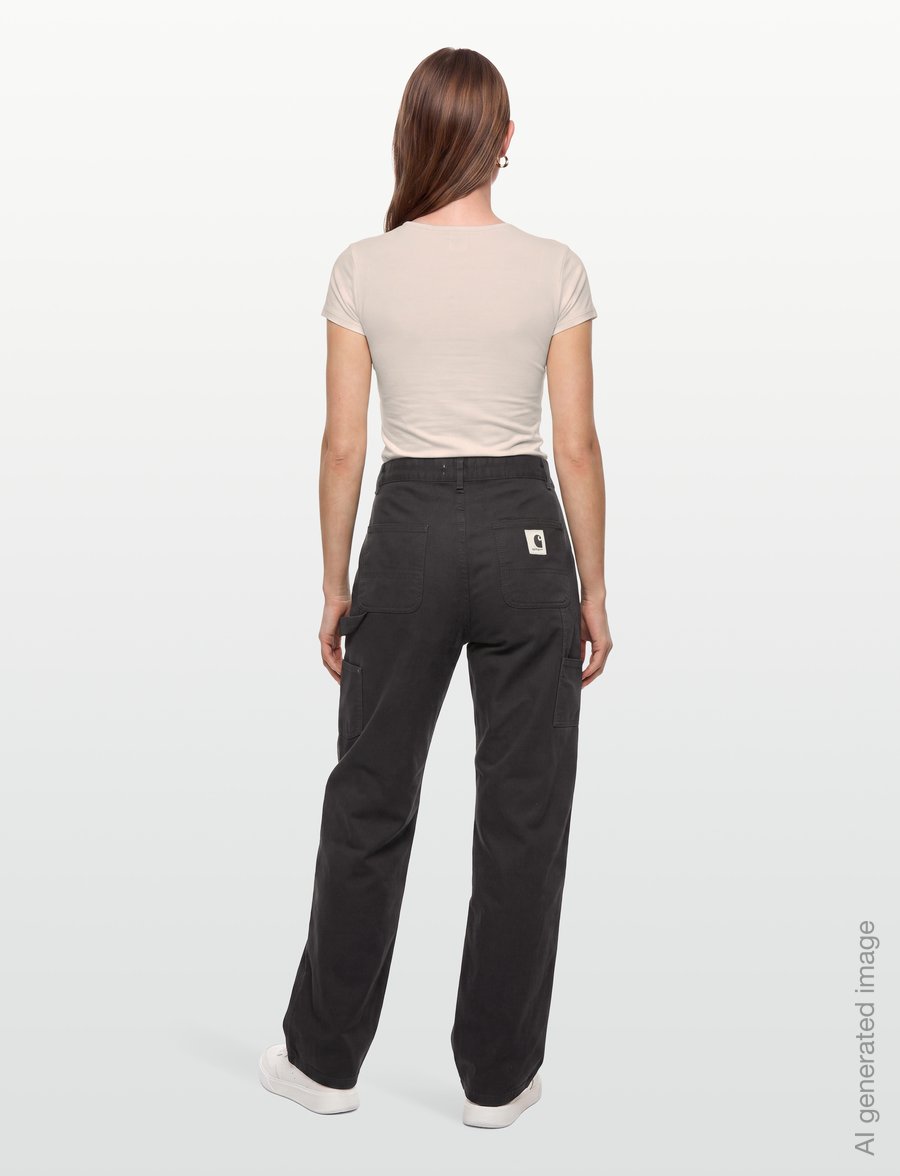 Carhartt WIP - W' Pierce Pant Straight Hubbard - cargo-püksid - tobacco rinsed - 4