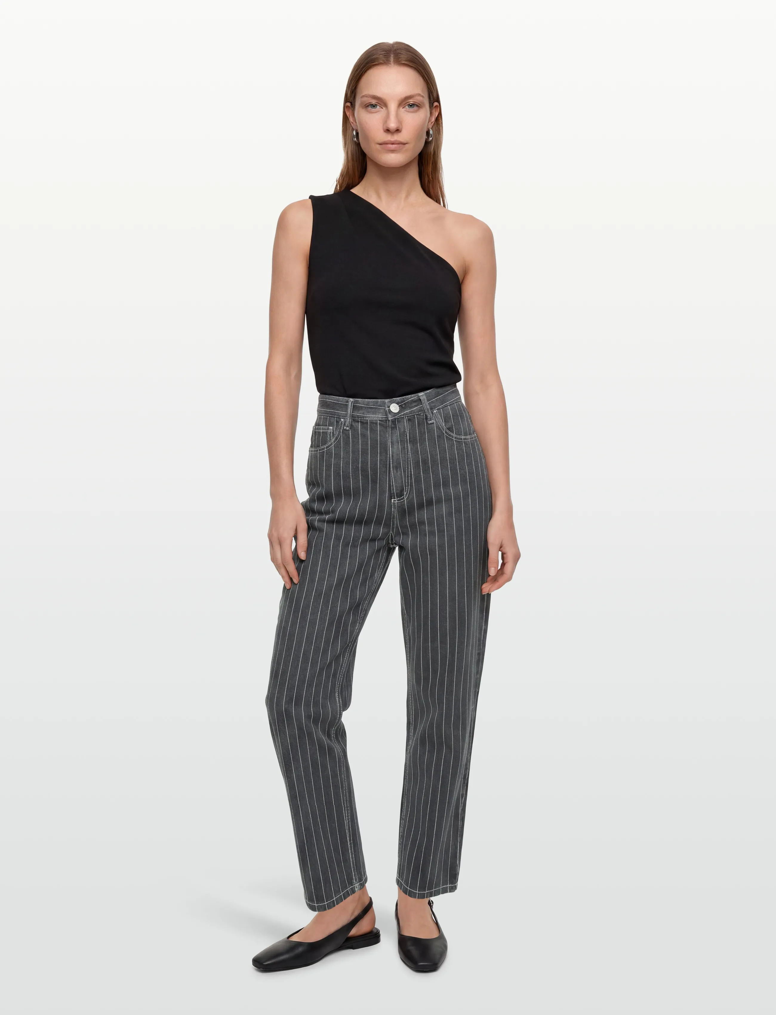 Carhartt WIP - W' Orlean Pant - raka jeans - black / white - 0
