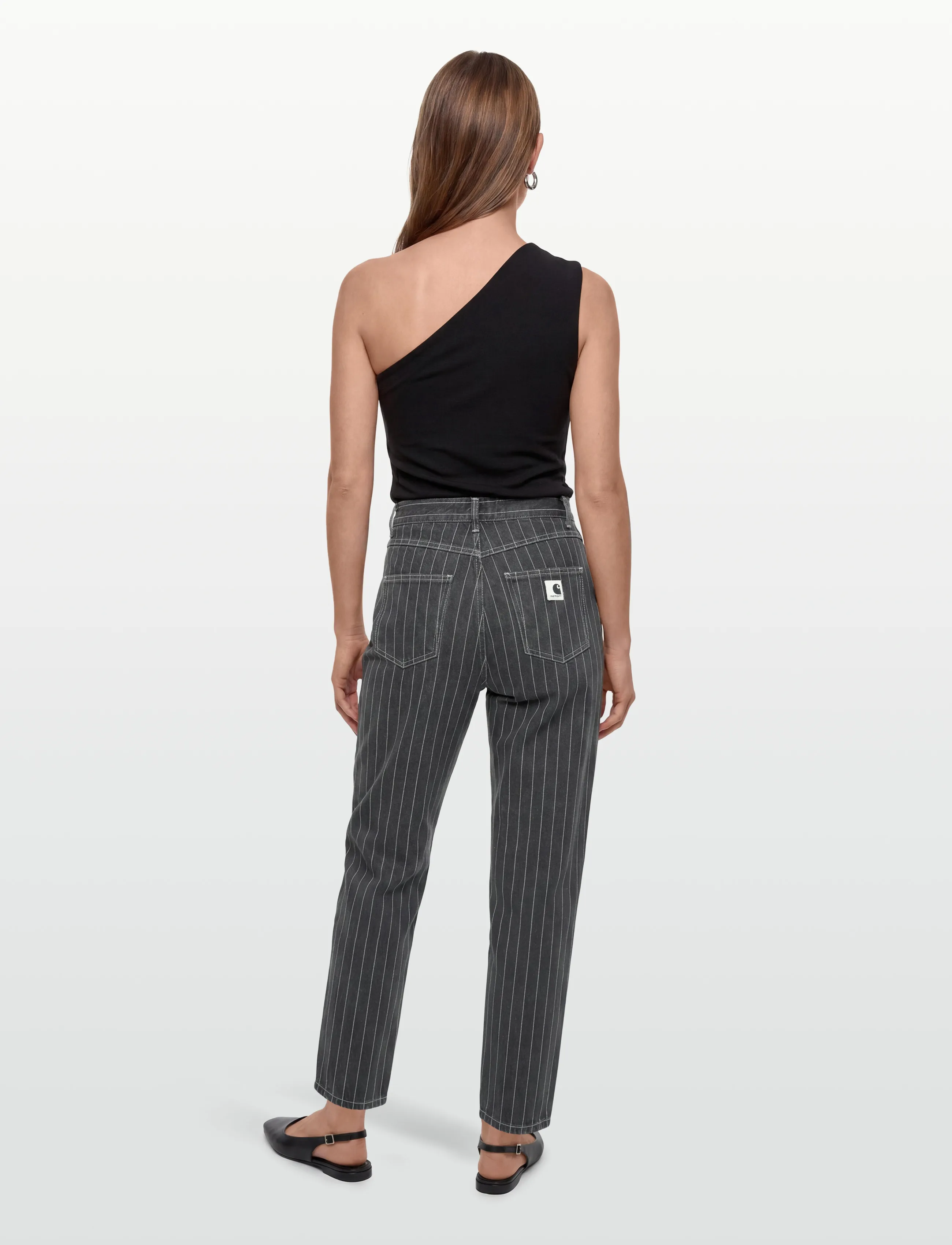 Carhartt WIP - W' Orlean Pant - raka jeans - black / white - 4