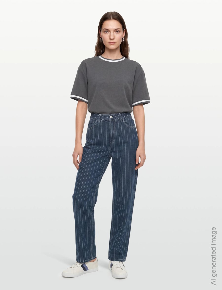 Carhartt WIP - W' Orlean Pant - raka jeans - blue / white - 0