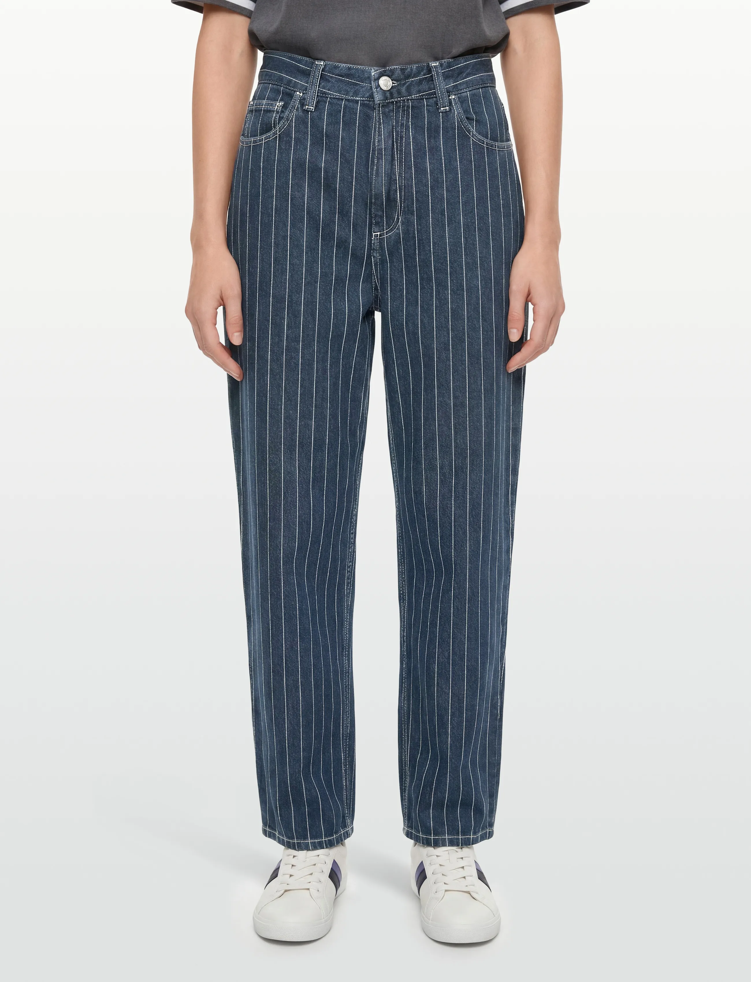 Carhartt WIP - W' Orlean Pant - raka jeans - blue / white - 3