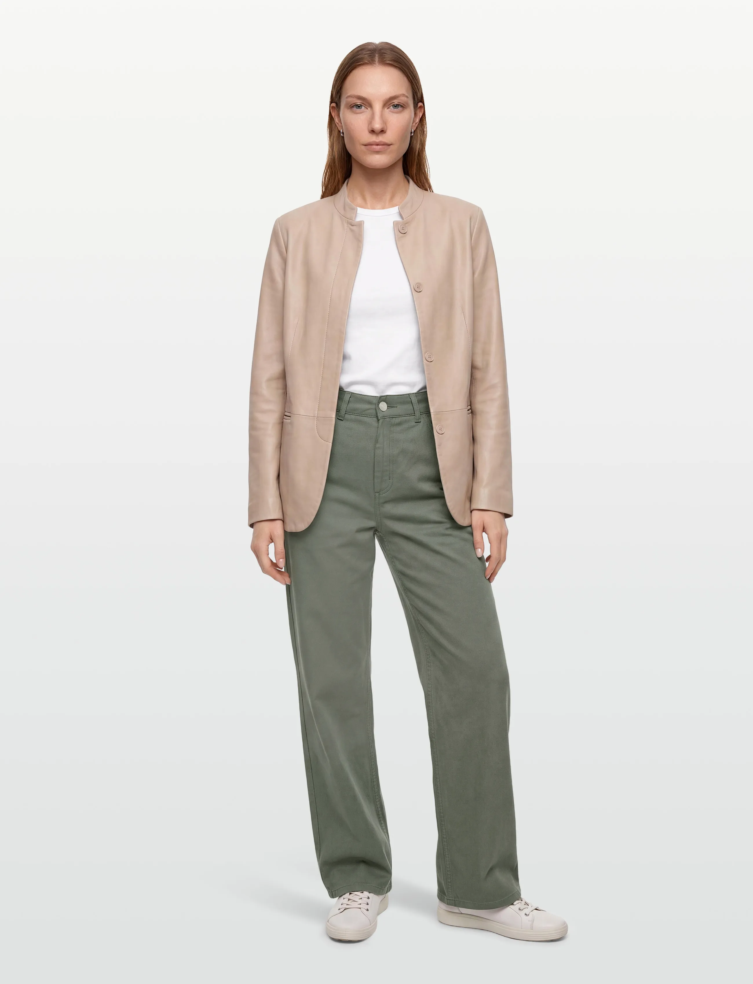 Carhartt WIP W' Simple Pant Arlington - Bukser - PARK RINSED / khaki/green