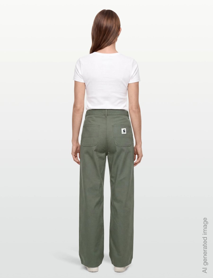 Carhartt WIP - W' Simple Pant Arlington - hose mit geradem bein - park rinsed - 4