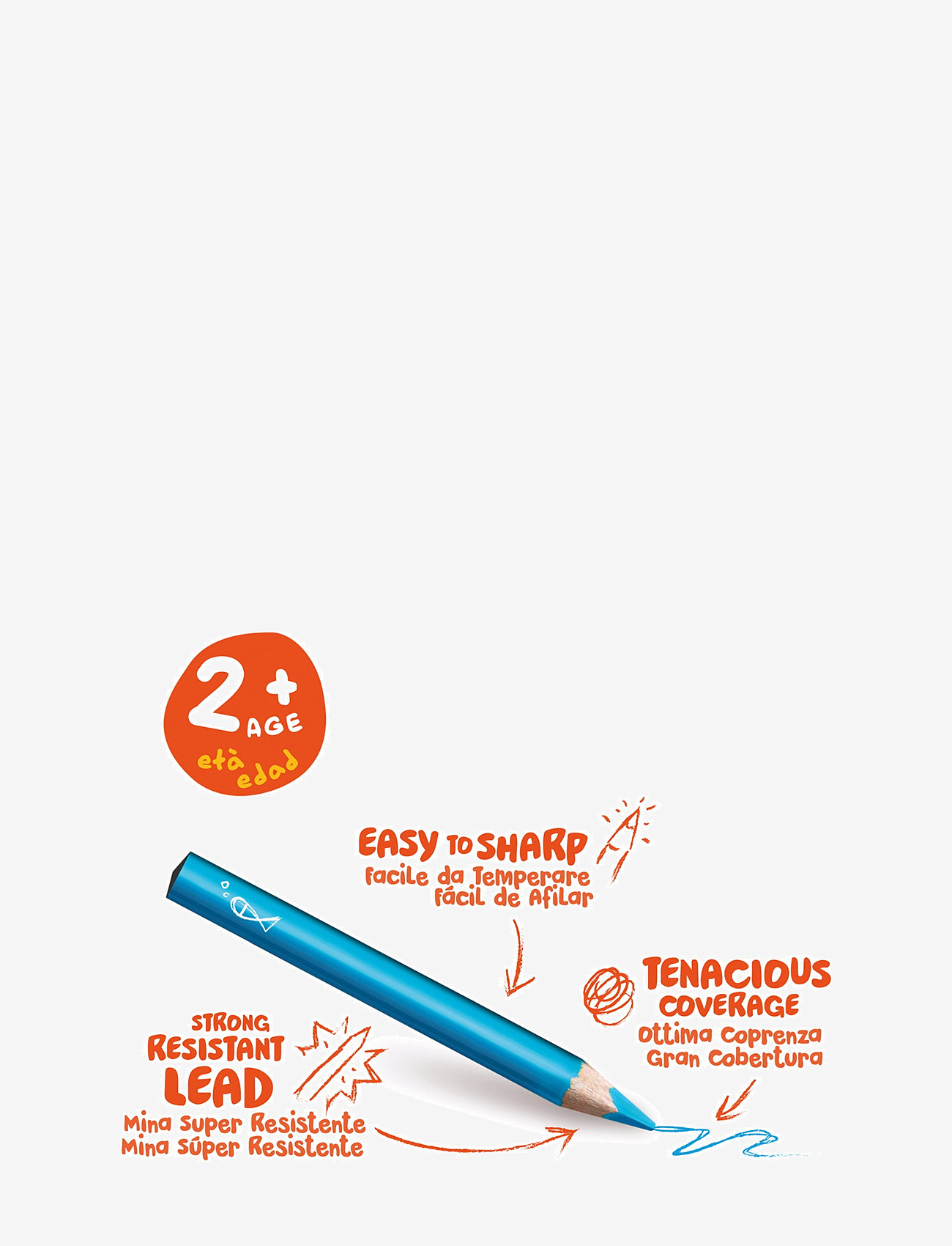 Carioca - CARIOCA BABY JUMBOPENNOR - pennor - orange - 1