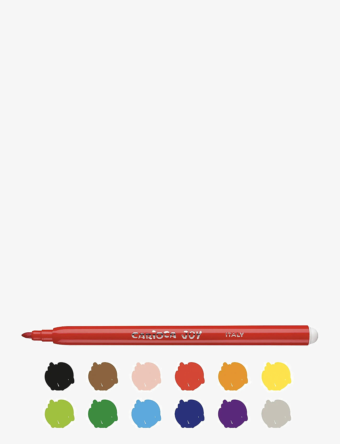 Carioca - CARIOCA FIBERPENNOR 12 ST - bleistifte - white - 1