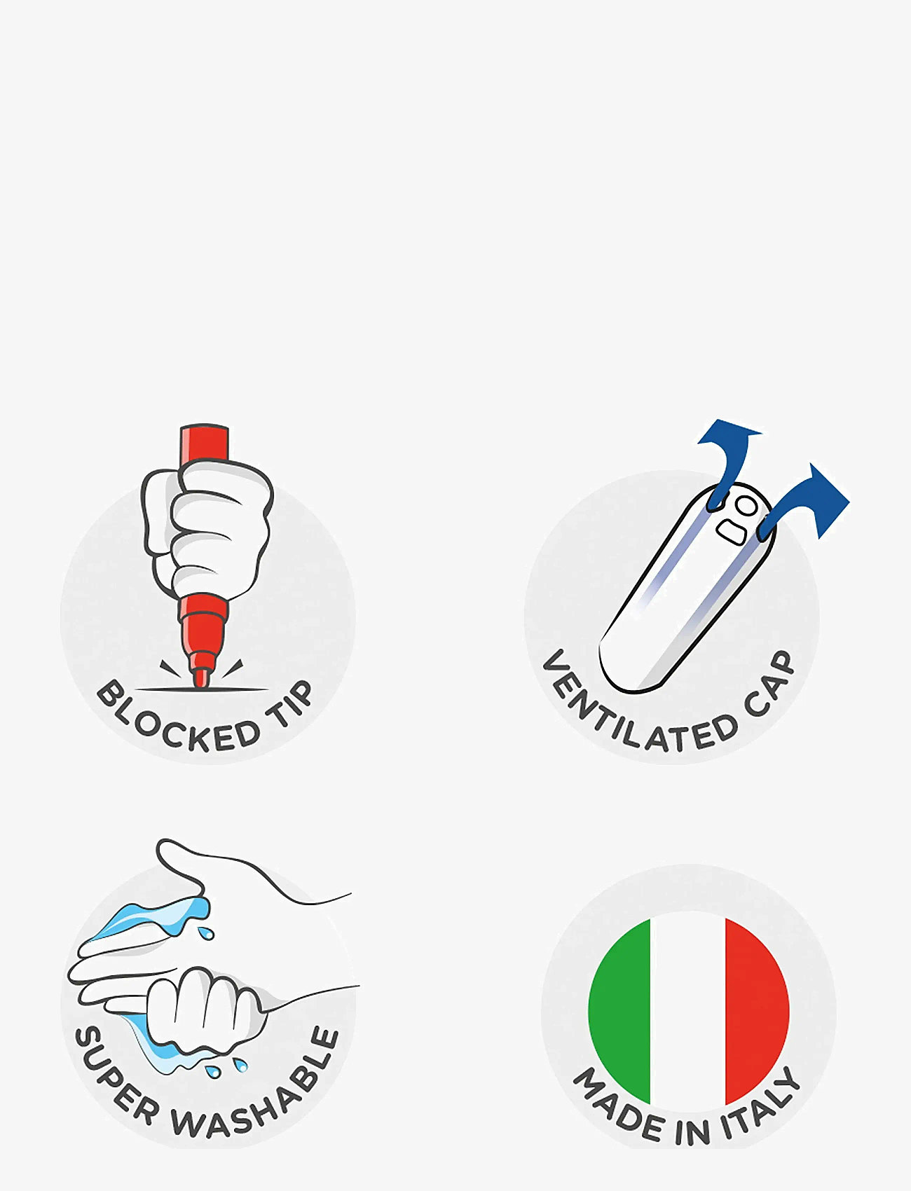 Carioca - CARIOCA FIBERPENNOR 24 ST - pennor - white - 3