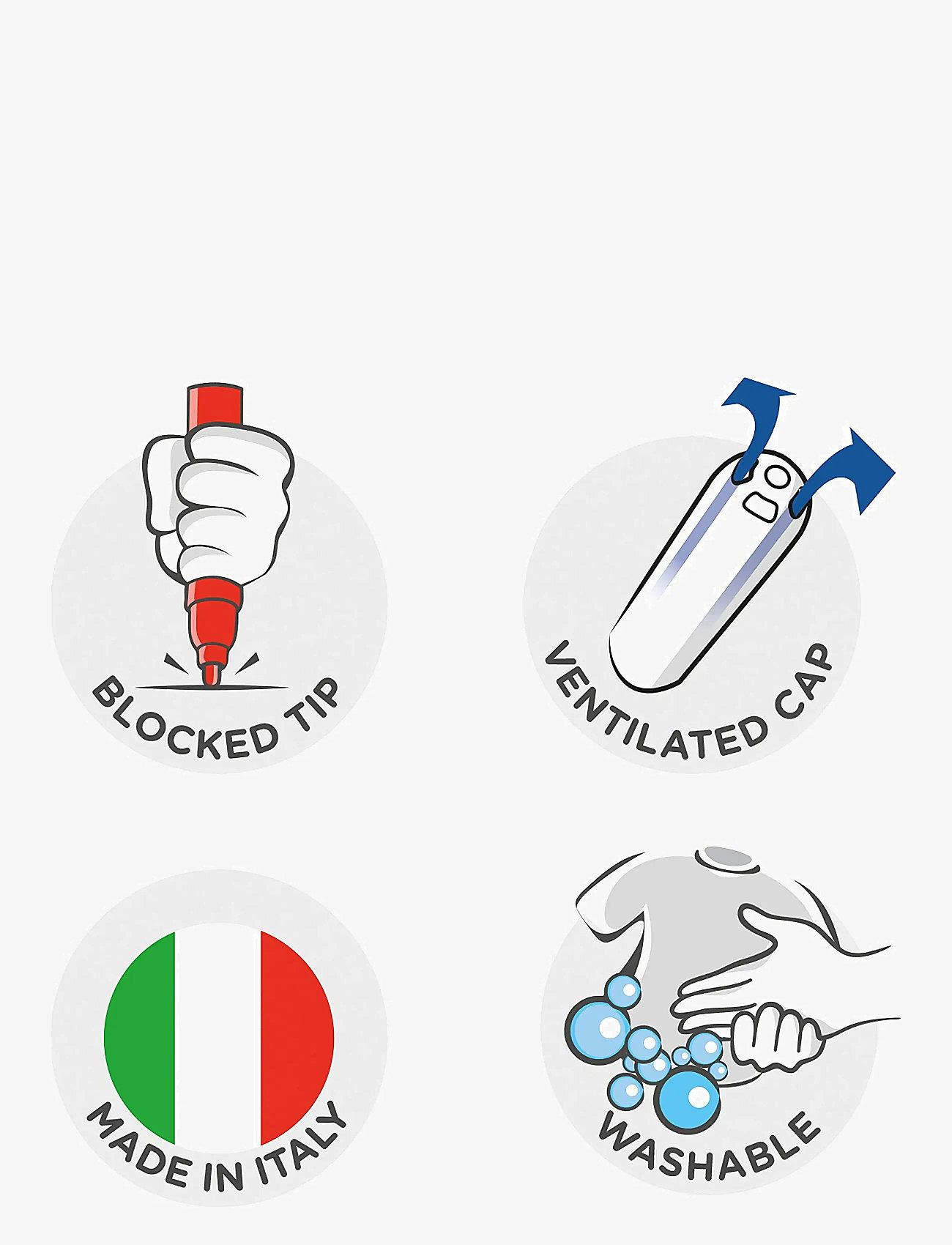 Carioca - CARIOCA DOFTFIBERPENNOR - buntstifte - multicoloured - 1