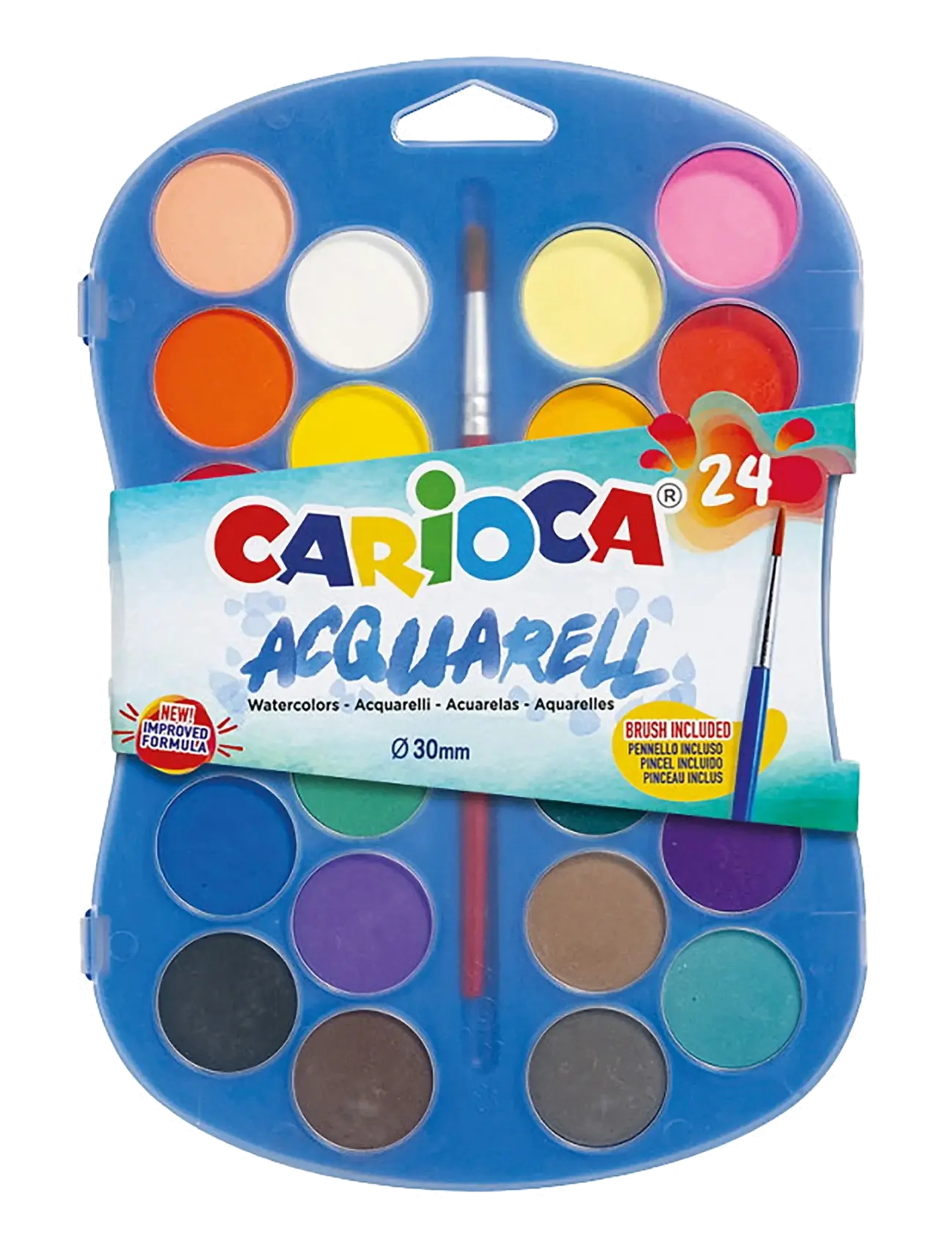 Carioca CARIOCA VATTENFÄRGER 24 ST - 4 for 3 - MULTI / multi