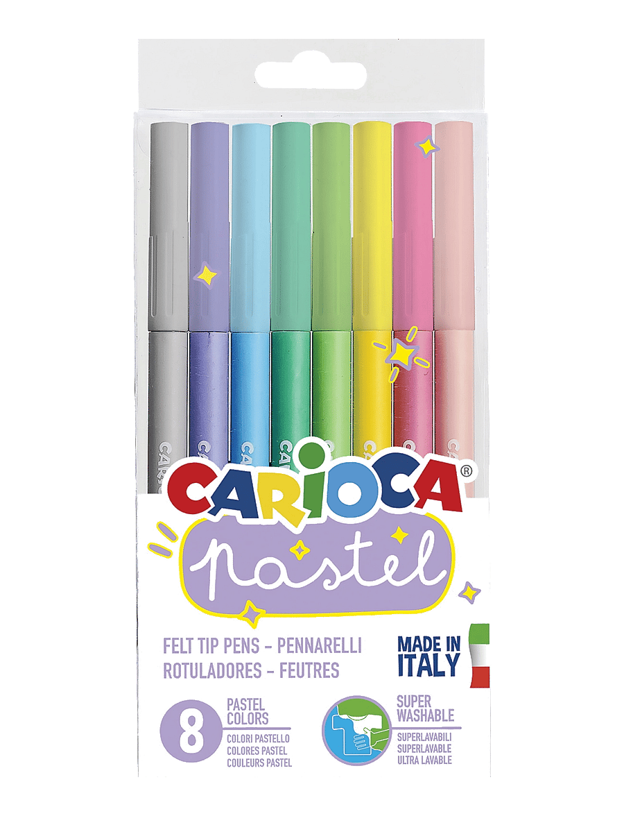 Carioca - CARIOCA FIBERPENNOR PASTELL 8ST - bleistifte - multi - 0