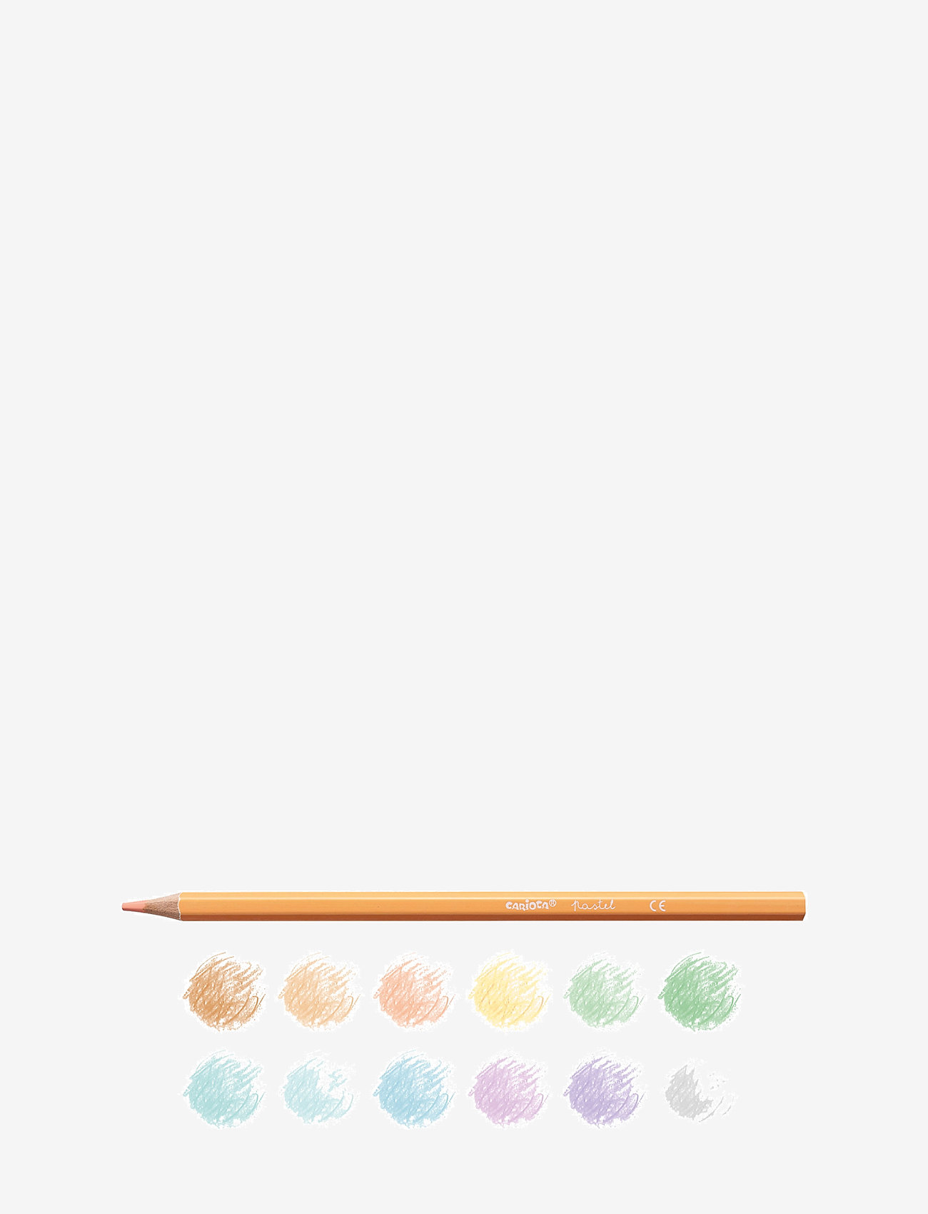 Carioca - CARIOCA FÄRGPENNOR PASTELL 12ST - blyanter - white - 1